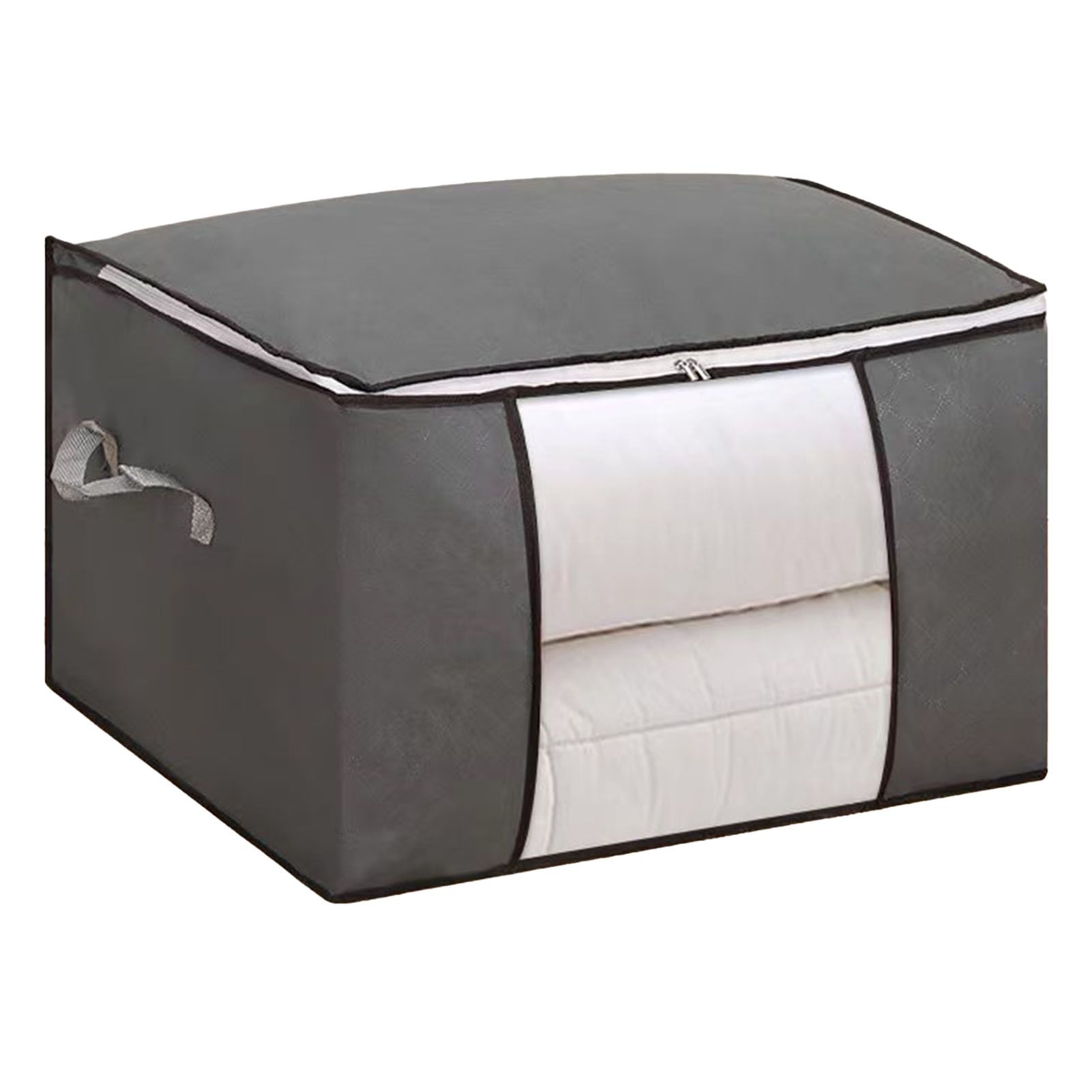 Clothes Storage Bags Fabric Foldable Blanket Storage Container Closet view 4