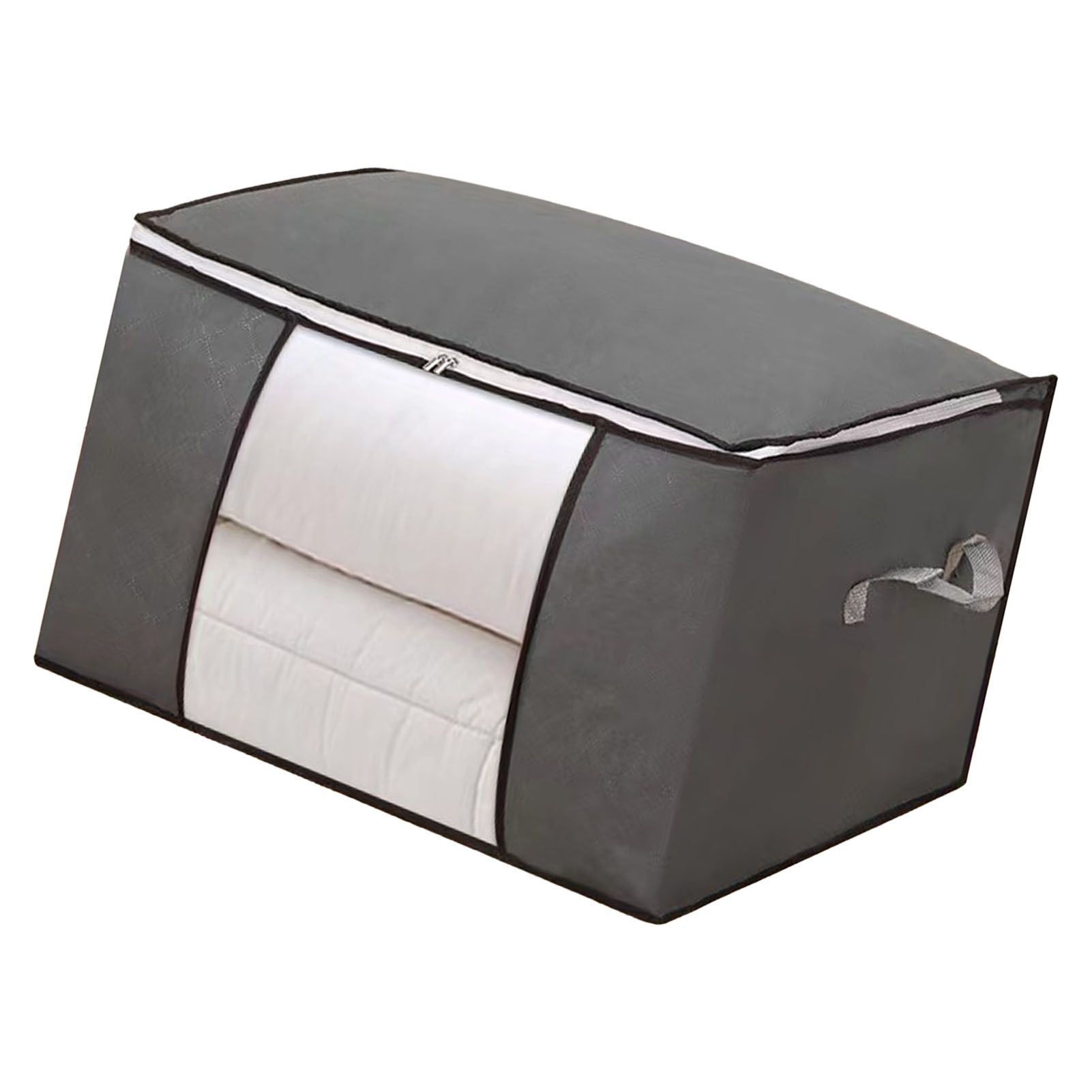 Clothes Storage Bags Fabric Foldable Blanket Storage Container Closet view 6