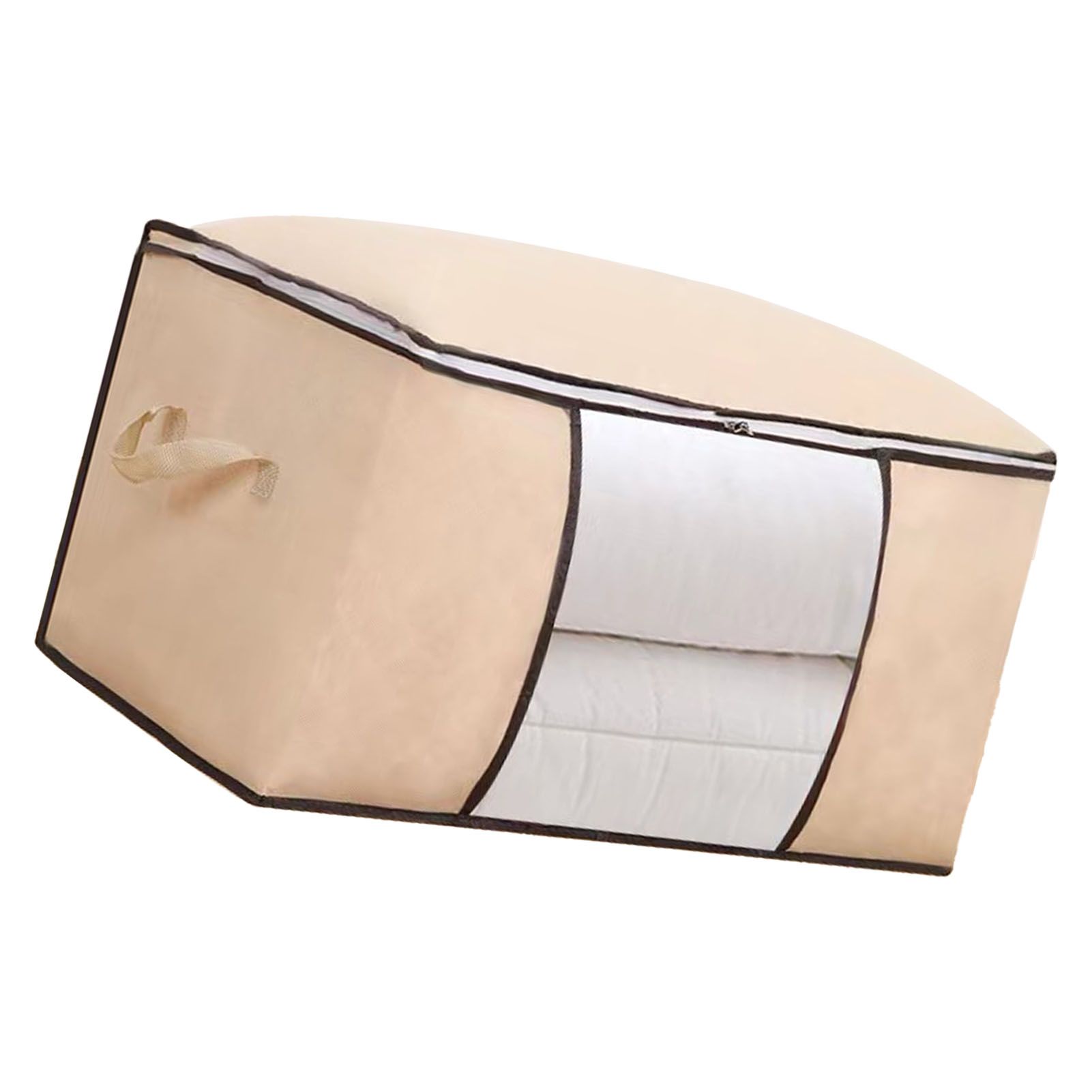 Clothes Storage Bags Fabric Foldable Blanket Storage Container Closet view 6