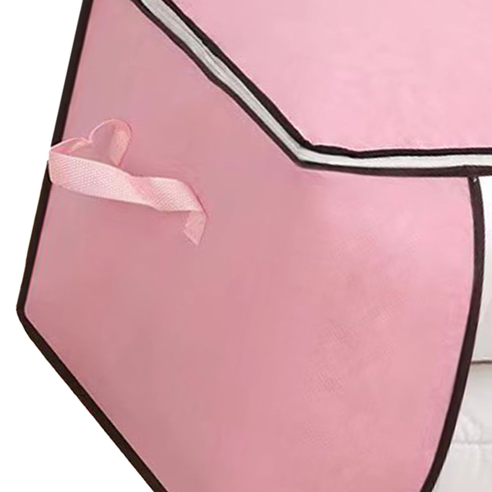 Clothes Storage Bags Fabric Foldable Blanket Storage Container Closet view 2