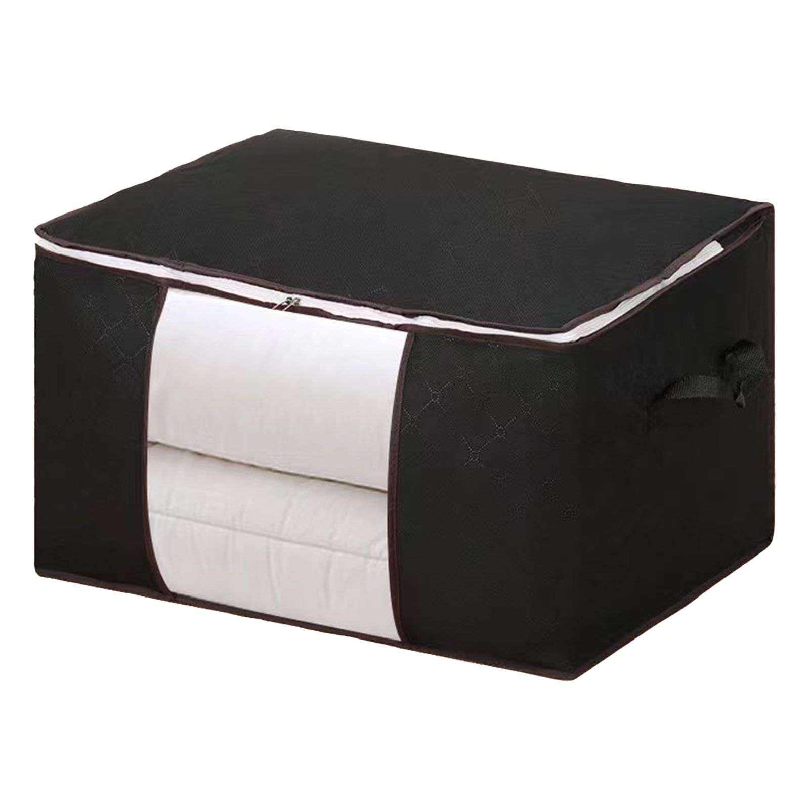 Clothes Storage Bags Fabric Foldable Blanket Storage Container Closet — image 1