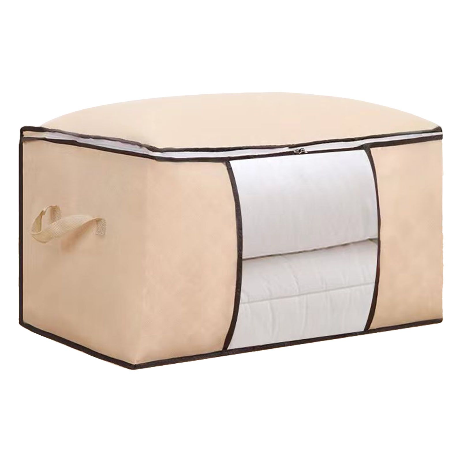 Clothes Storage Bags Fabric Foldable Blanket Storage Container Closet view 4