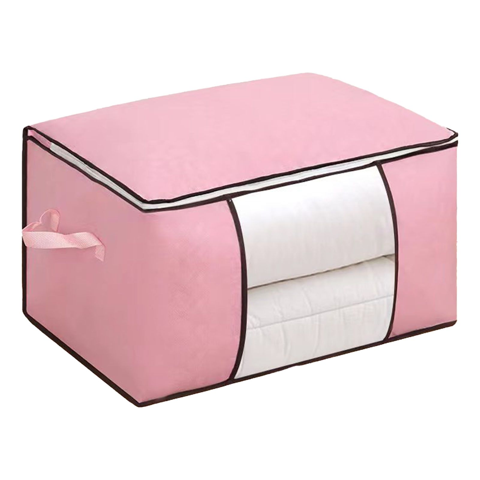 Clothes Storage Bags Fabric Foldable Blanket Storage Container Closet view 4