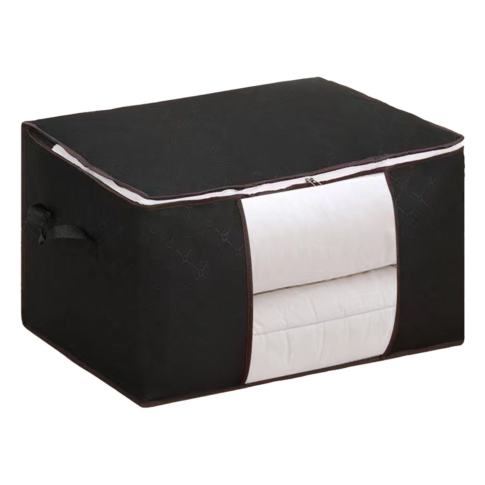 Clothes Storage Bags Fabric Foldable Blanket Storage Container Closet view 4