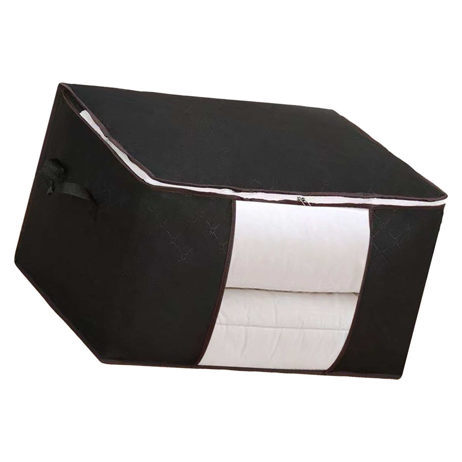 Clothes Storage Bags Fabric Foldable Blanket Storage Container Closet view 6