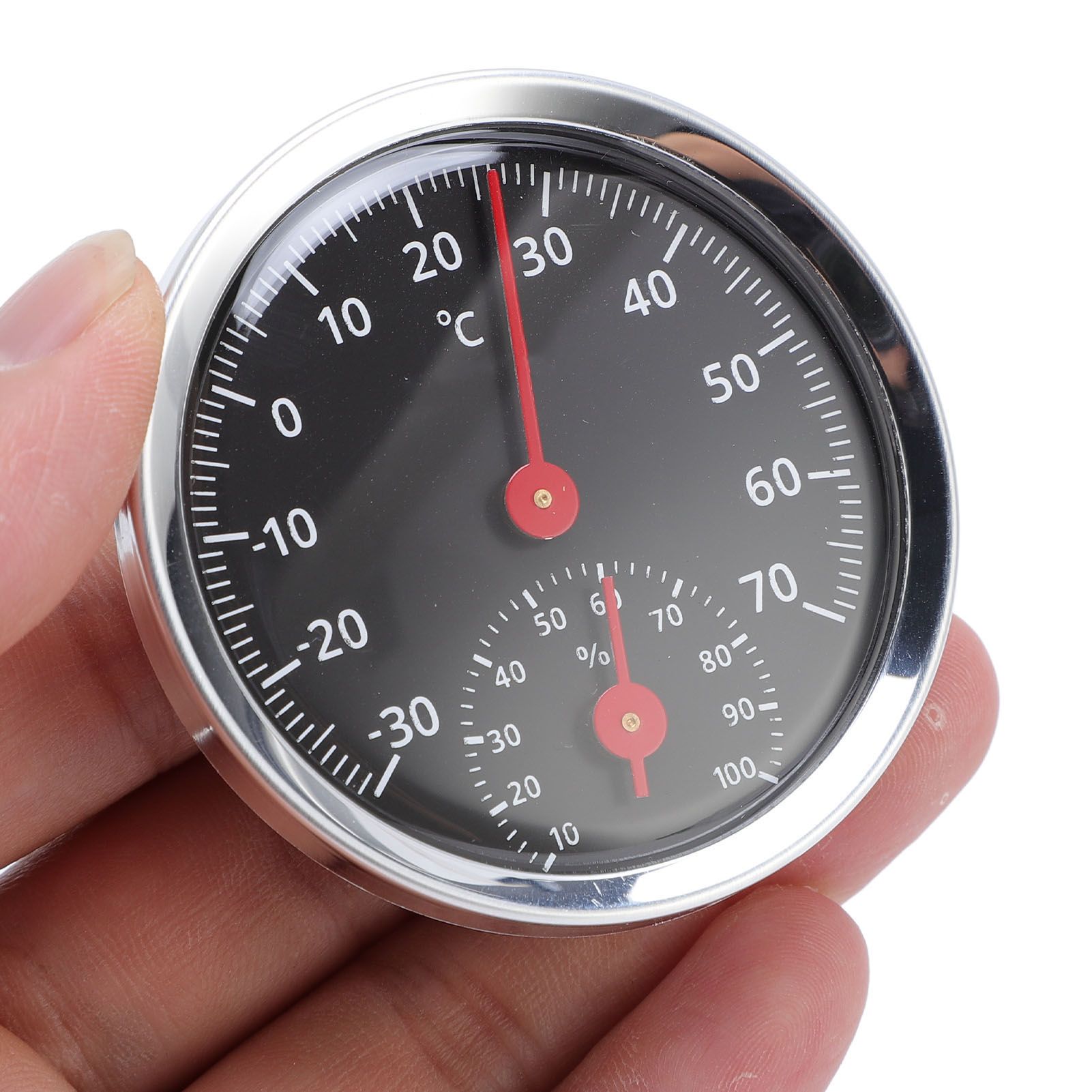 Car Thermometer Hygrometer Mechanical No Battery High Accuracy Temperature view 12