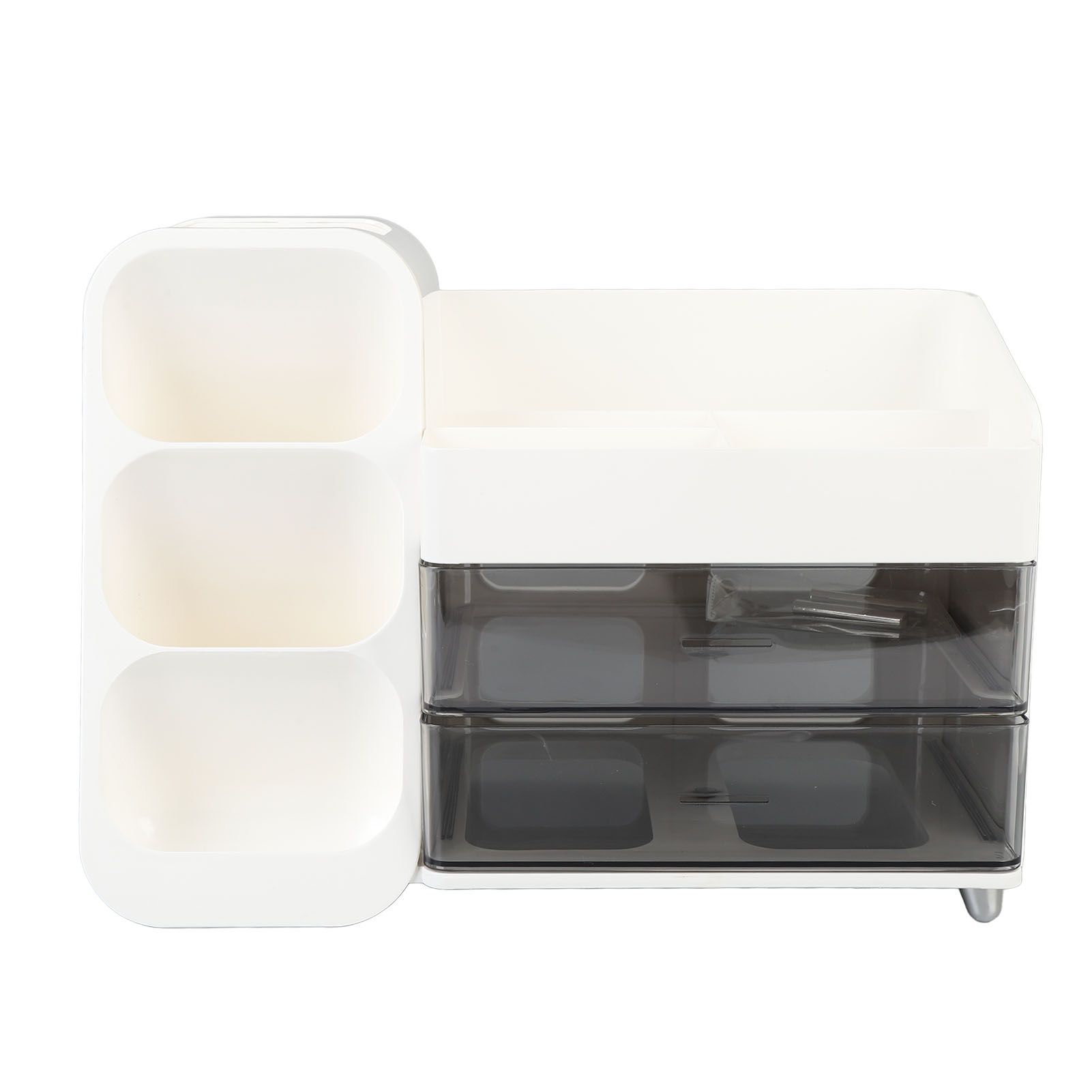 Makeup Organizer Large Capacity Multi Layer Multi Compartment Cosmetic Display view 3
