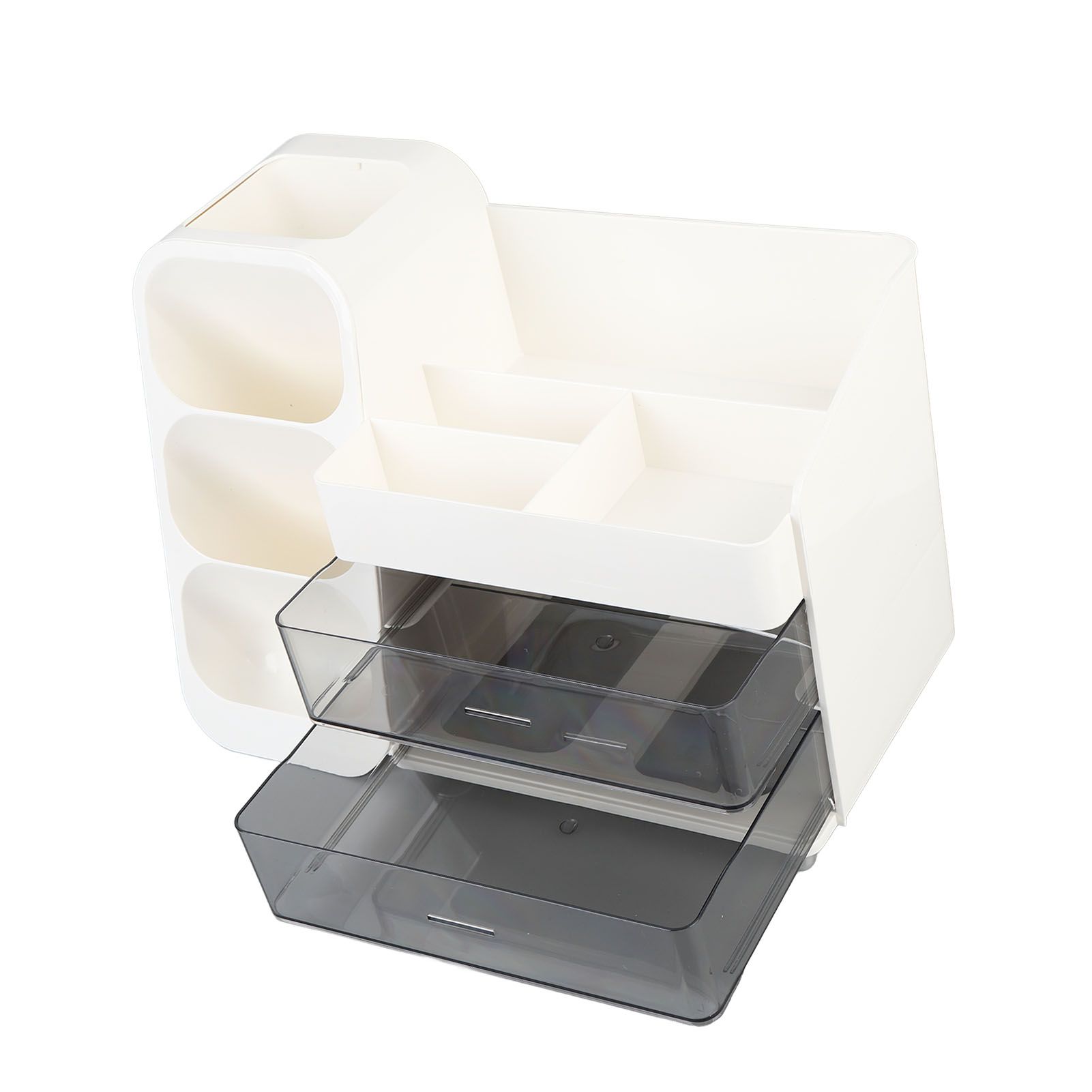 Makeup Organizer Large Capacity Multi Layer Multi Compartment Cosmetic Display view 12