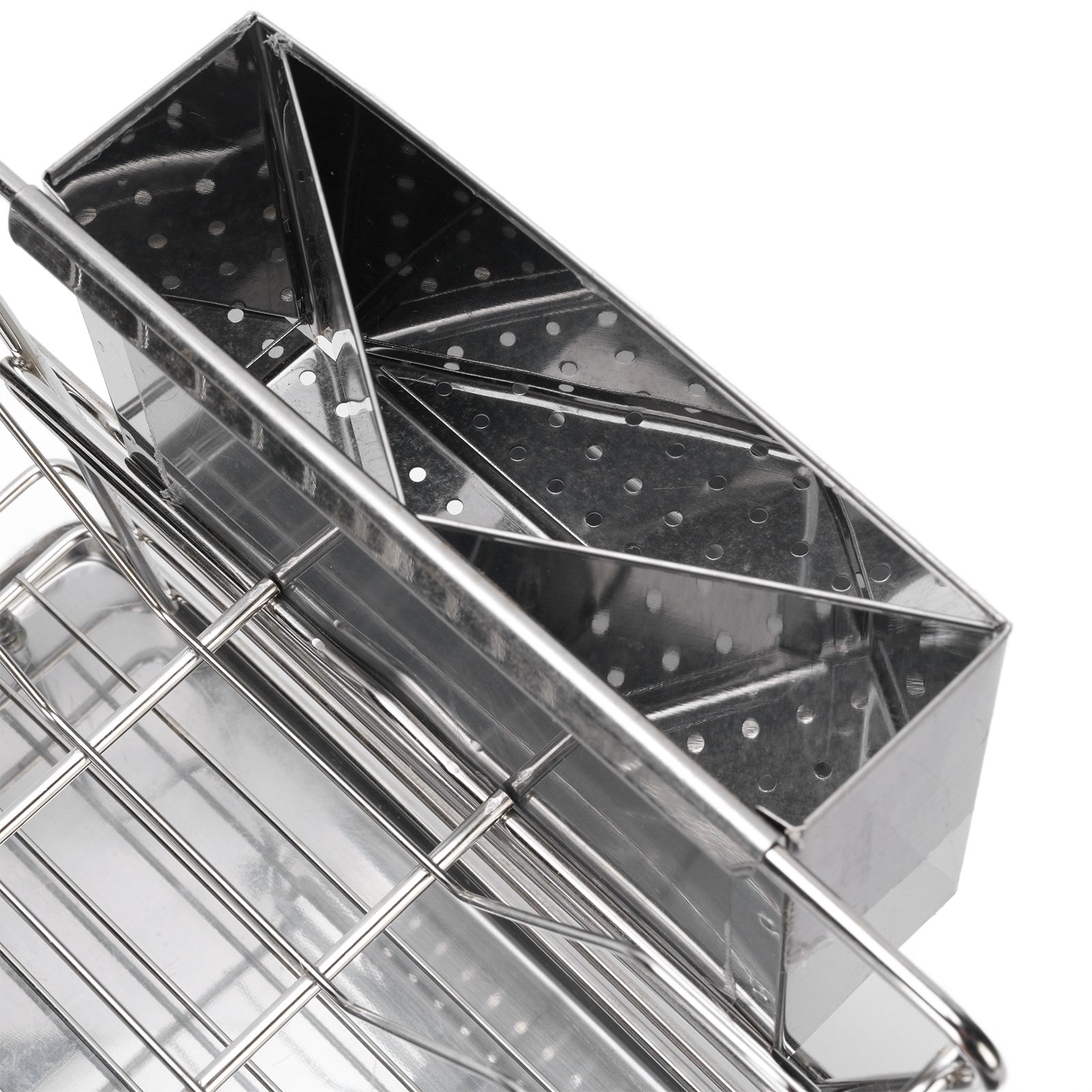 Dish Drying Rack Space Saving 2 Tier Dish Rack for Kitchen Counter Stainless view 7