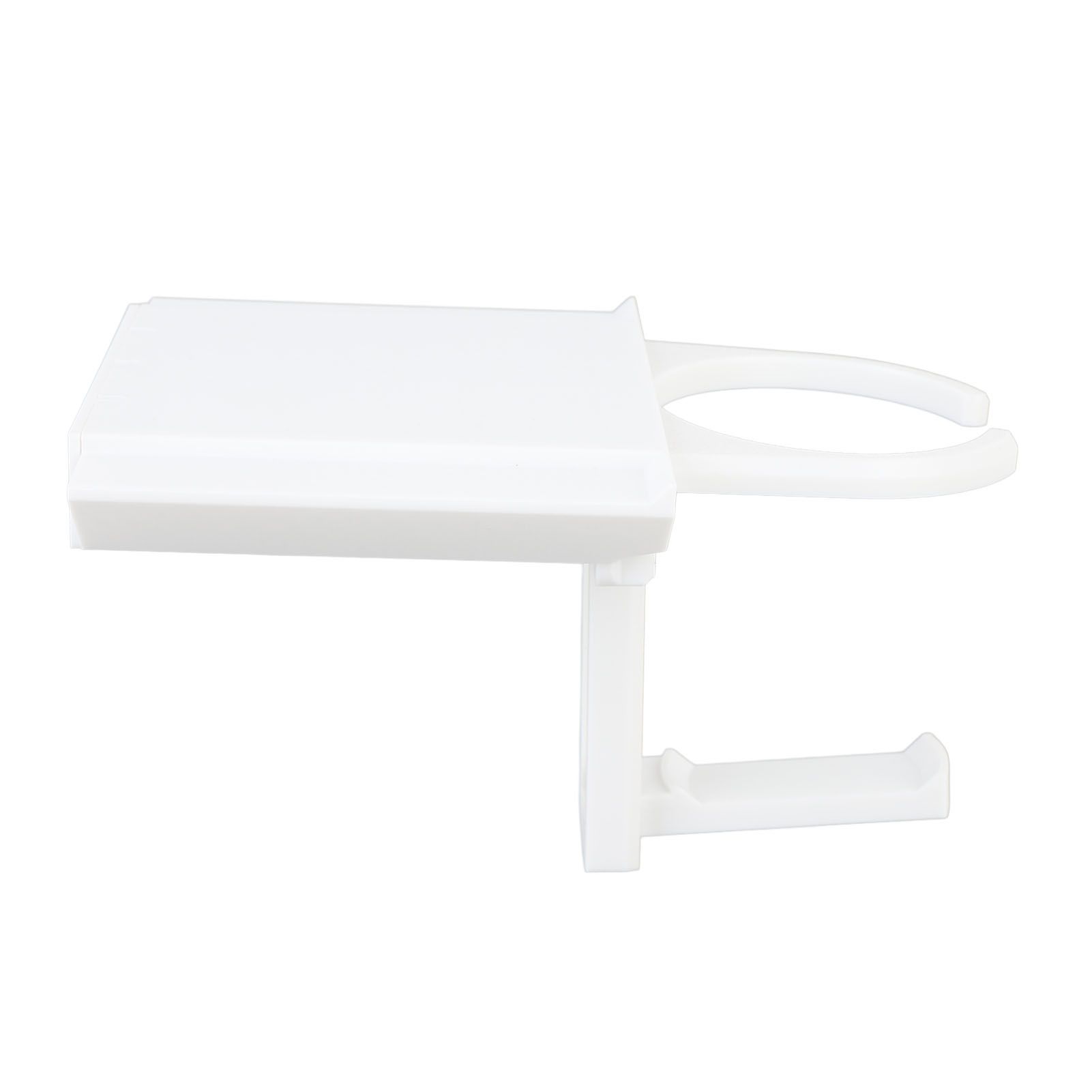 Desk Cup Holder ABS Fold Out Under Desk Water Bottle Stand Headphone Hanger view 9