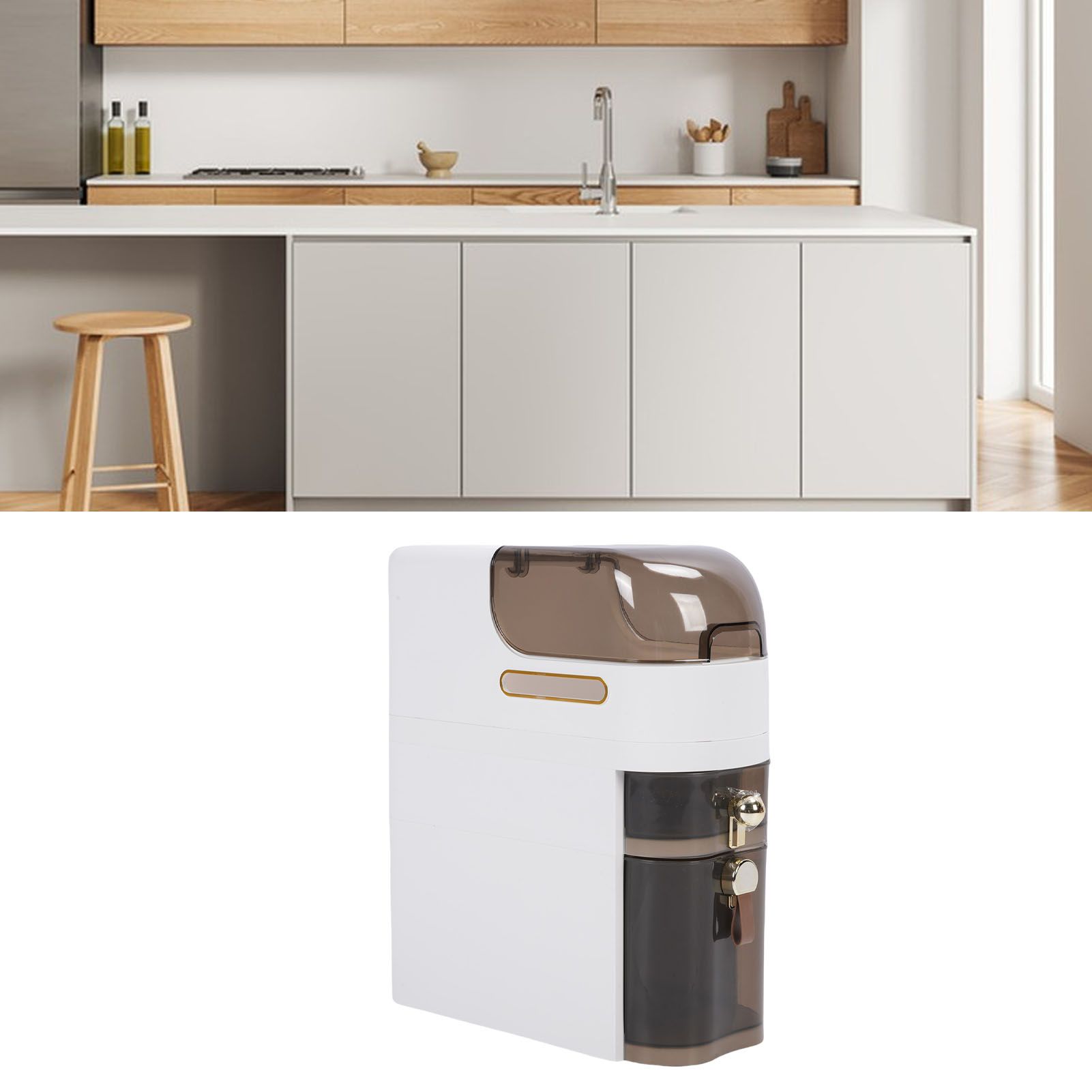 Bathroom Storage Cabinet PP PC Narrow Slim Organizer Small Corner Cabinet with view 11