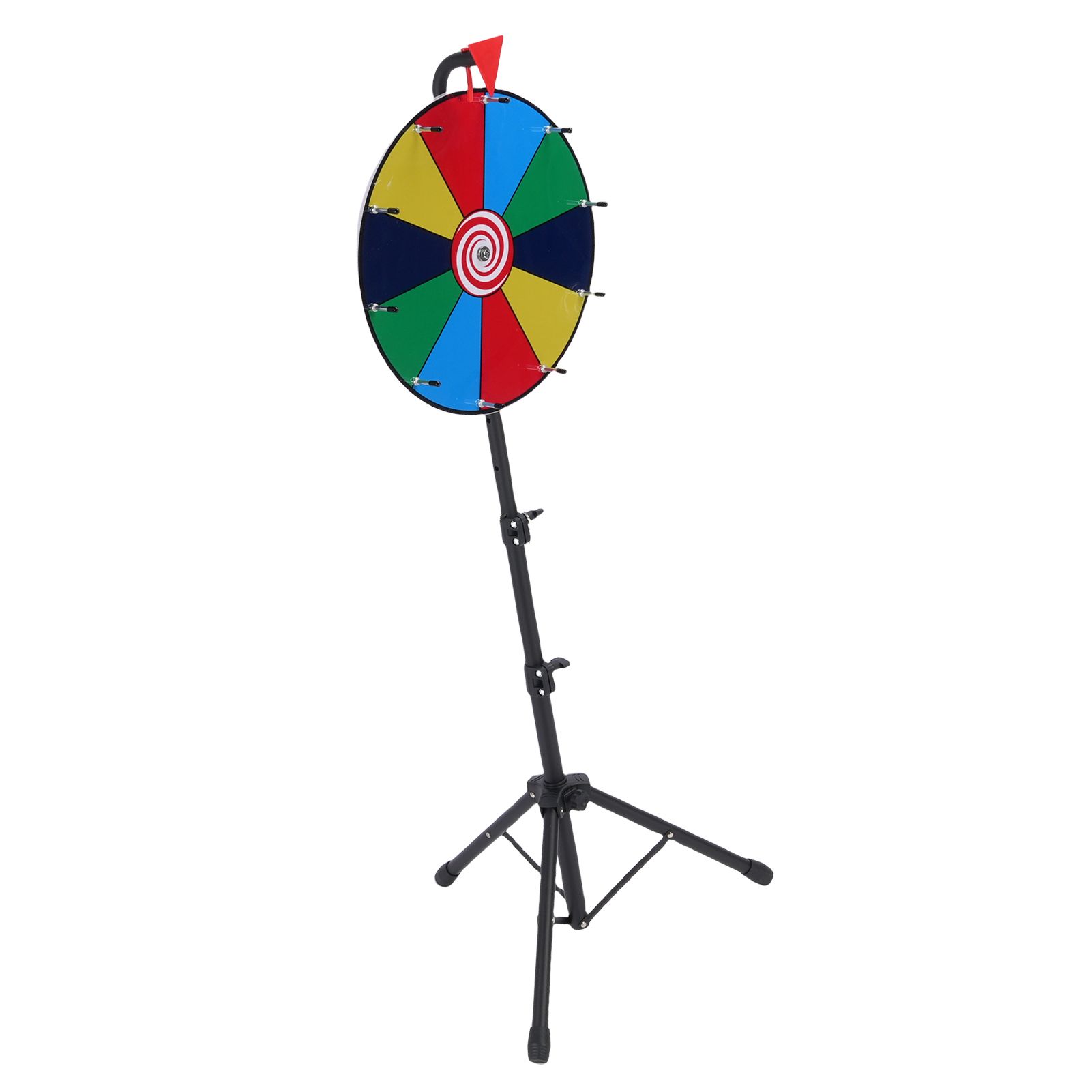 Prize Wheel Erasable Editable Fortune Wheel with Stable Stand for Party Campus