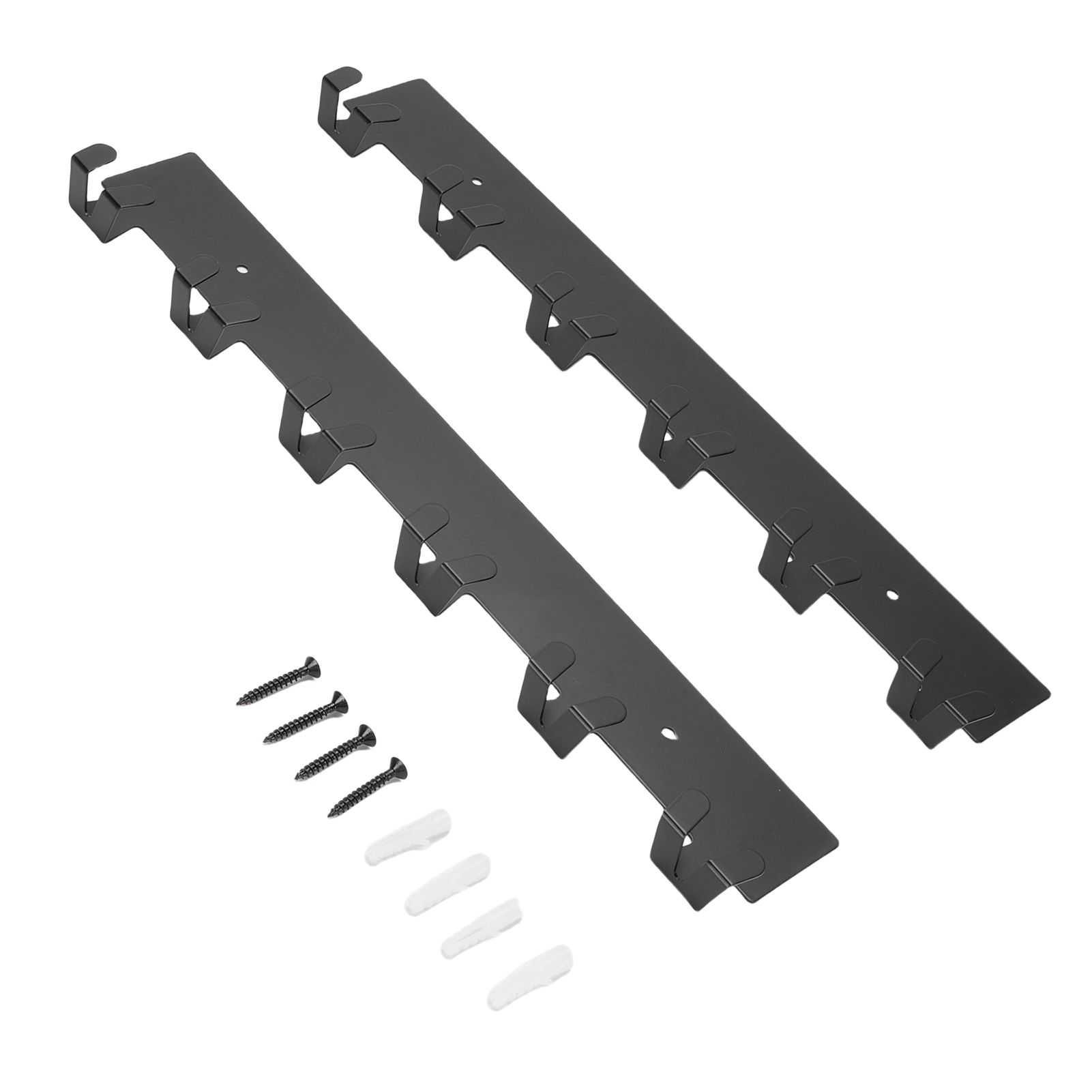 2PCS Key Holder for Wall Iron Wall Mounted Key Organizer Hanger Rack with 6 view 7