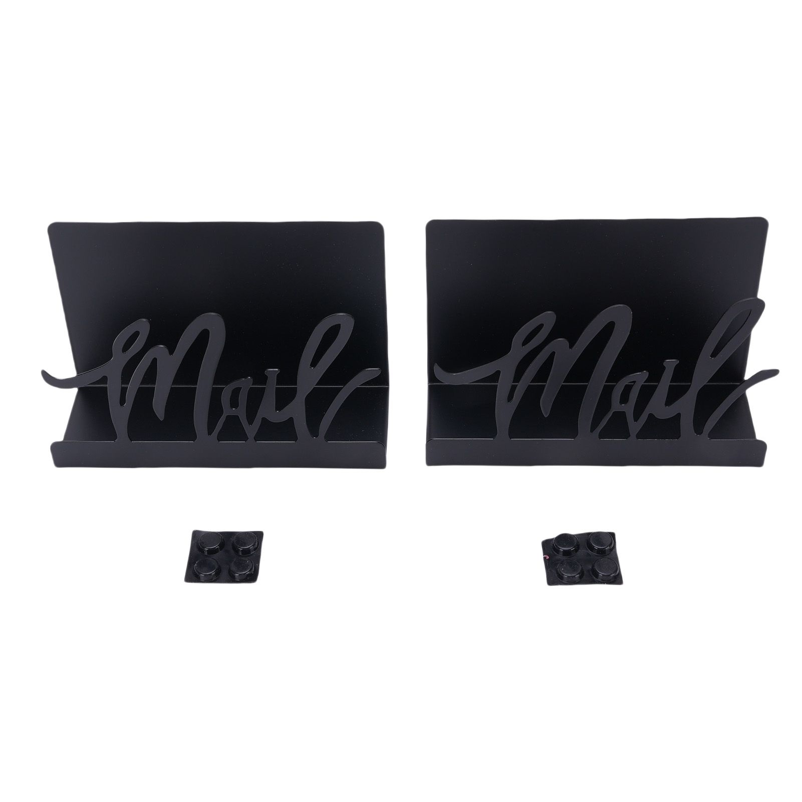 Mail Countertop Holder Anti Slip Base Stylish Metal Desk Mail Organizer for view 3
