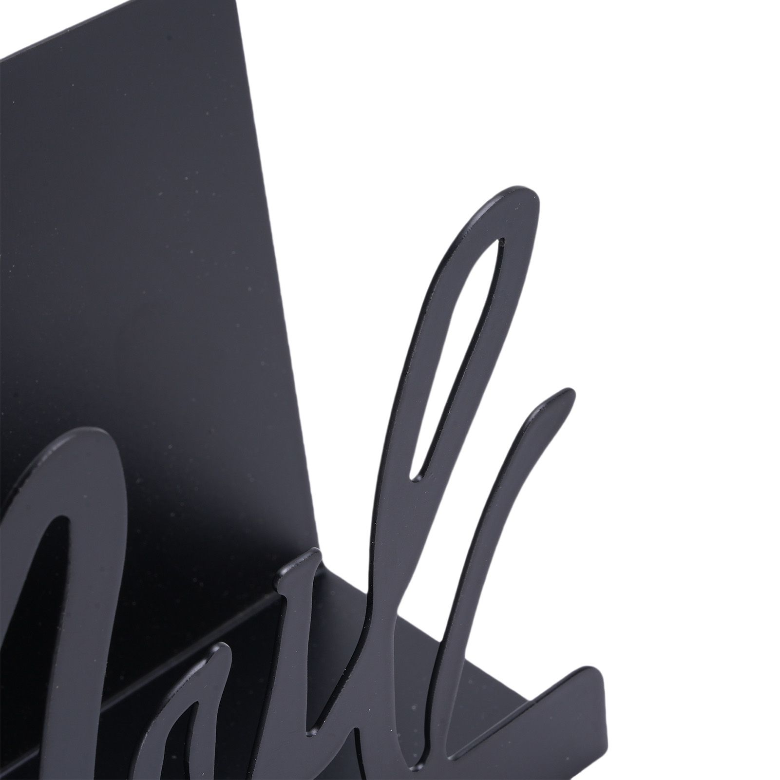 Mail Countertop Holder Anti Slip Base Stylish Metal Desk Mail Organizer for view 5