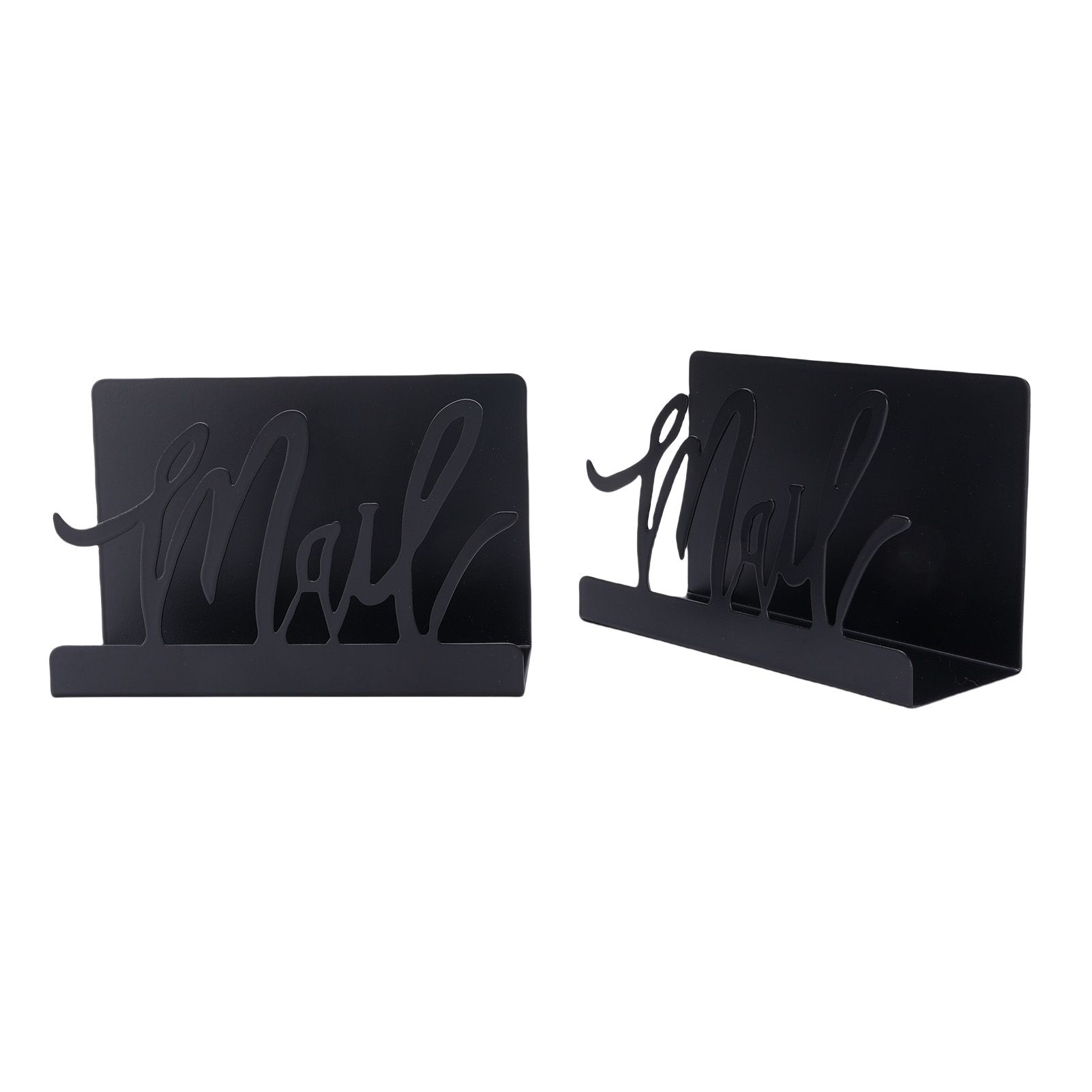 Mail Countertop Holder Anti Slip Base Stylish Metal Desk Mail Organizer for view 8