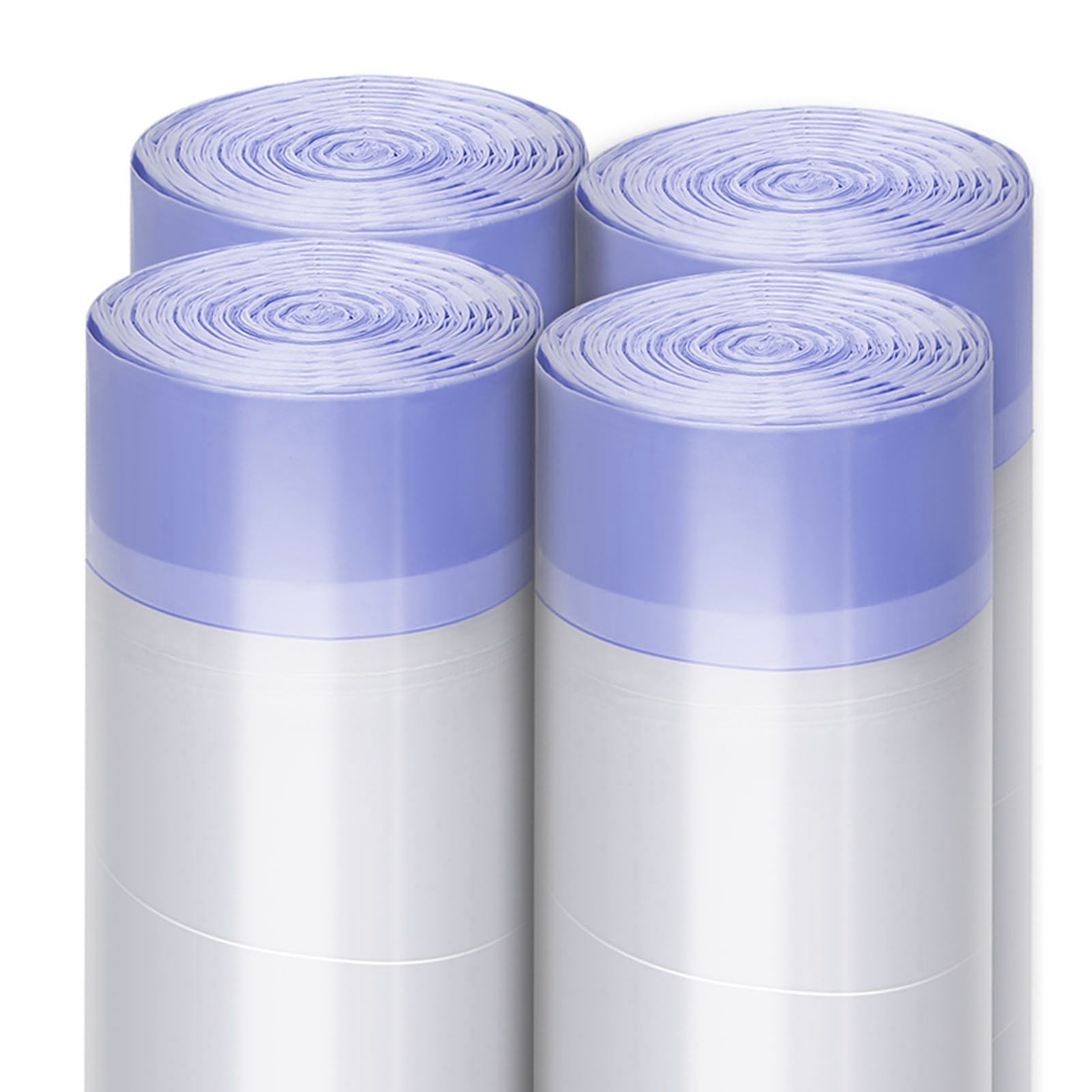 13 Gallon Drawstring Trash Bags HDPE Scented Strong Disposable Small Garbage view 2