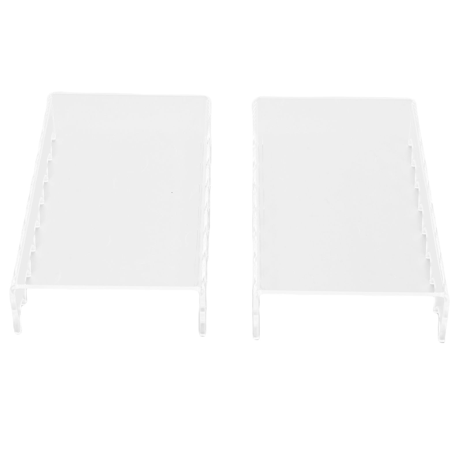 2PCS Makeup Brush Holder Clear Acrylic Horizontal Brush Drying Rack Organizer view 9