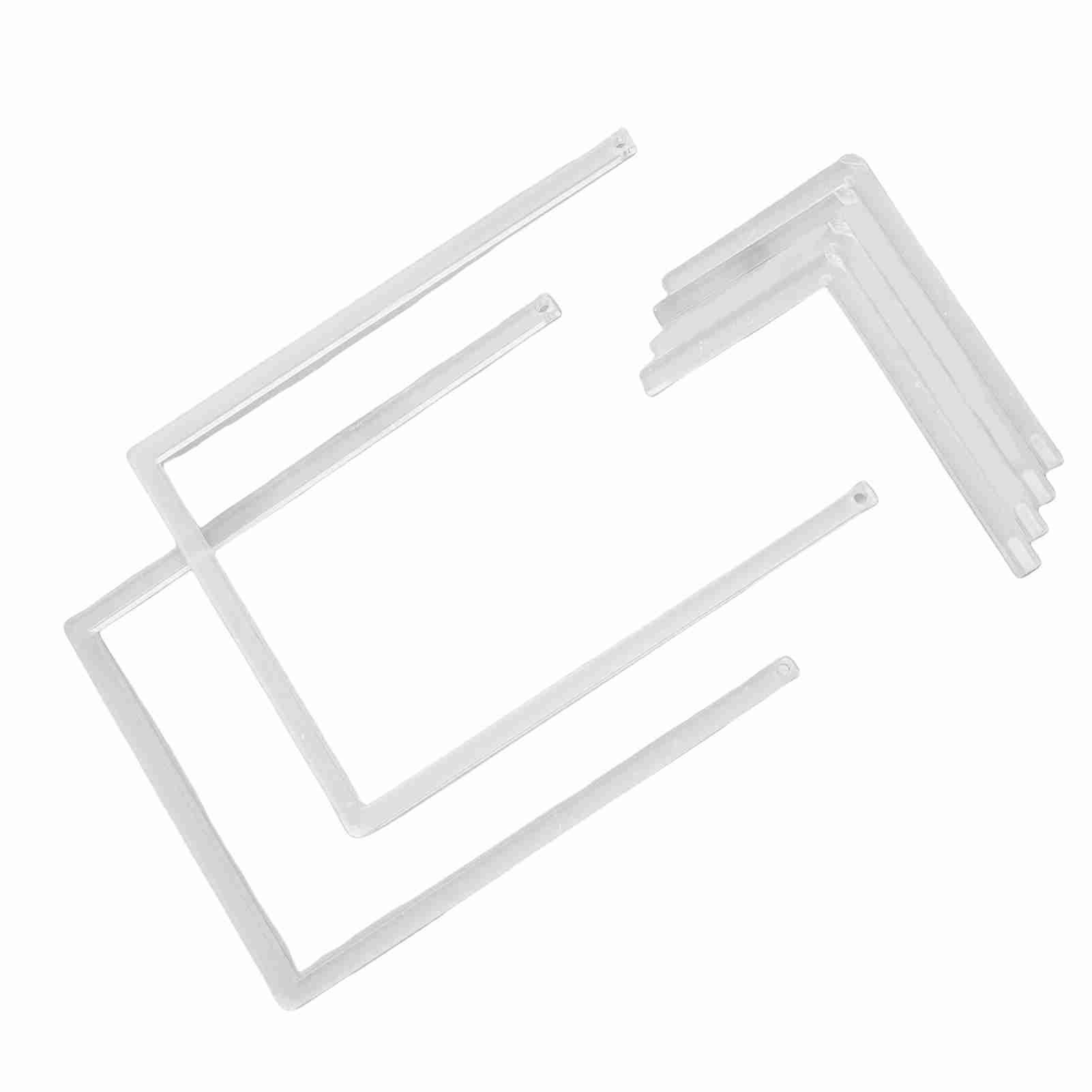 2Pcs Photo Frame Stand Clear Acrylic Table Display Holder Decorative Table Top view 7