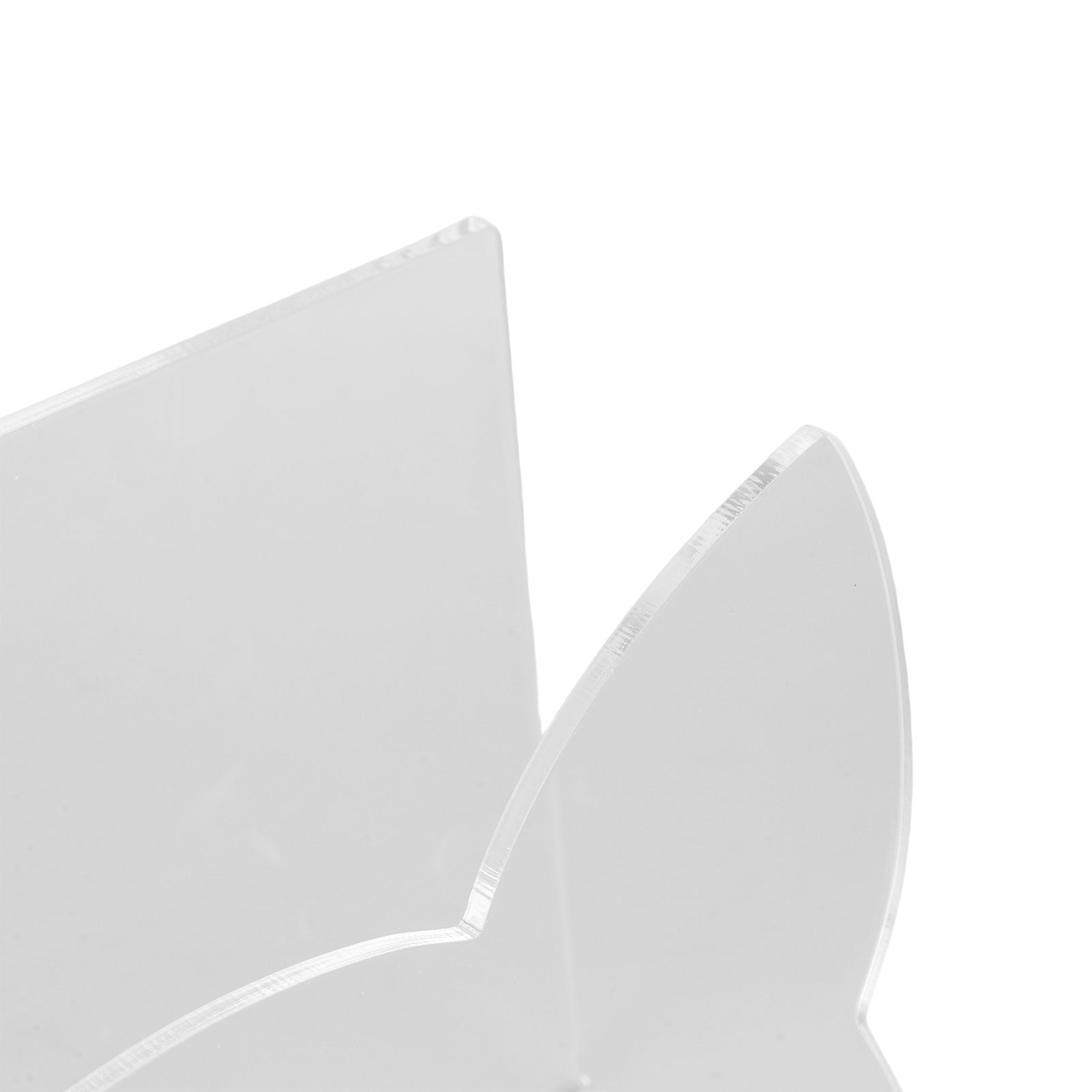 Acrylic Mail Holder Clear Mail Organizer Countertop Letter Envelope Holder for view 2