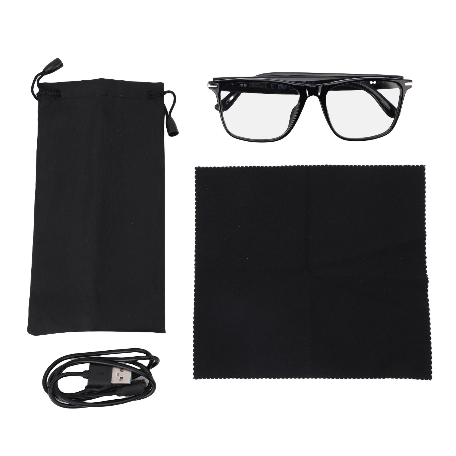 Smart Glasses Language Translator Harmful Light Filtering Bluetooth Sound view 3