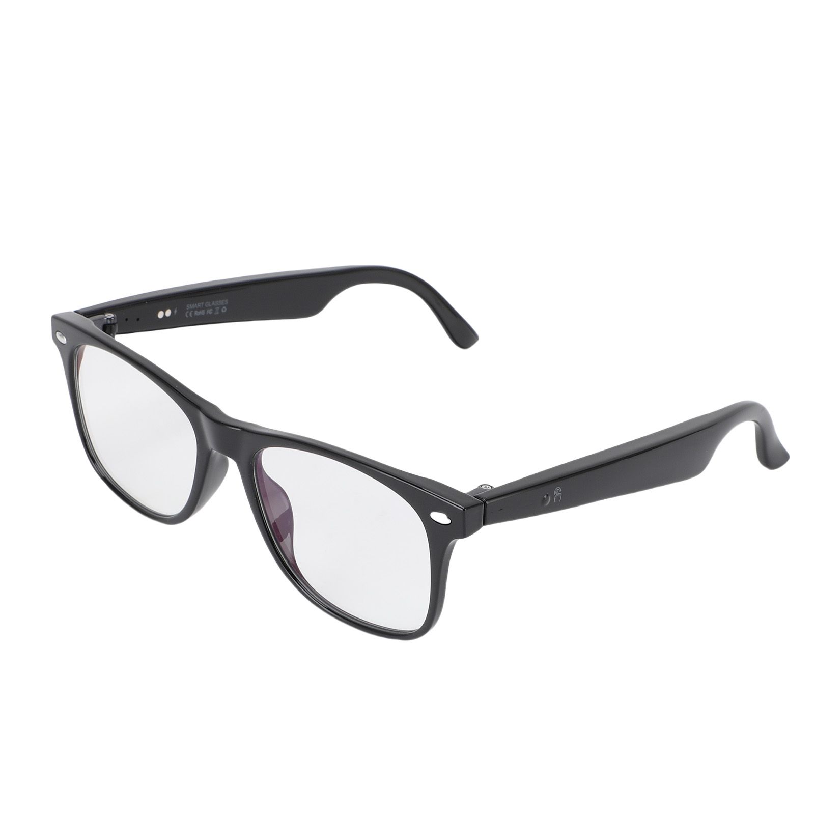AI Translator Glasses Bluetooth 134 Languages Real Time Translation Blue