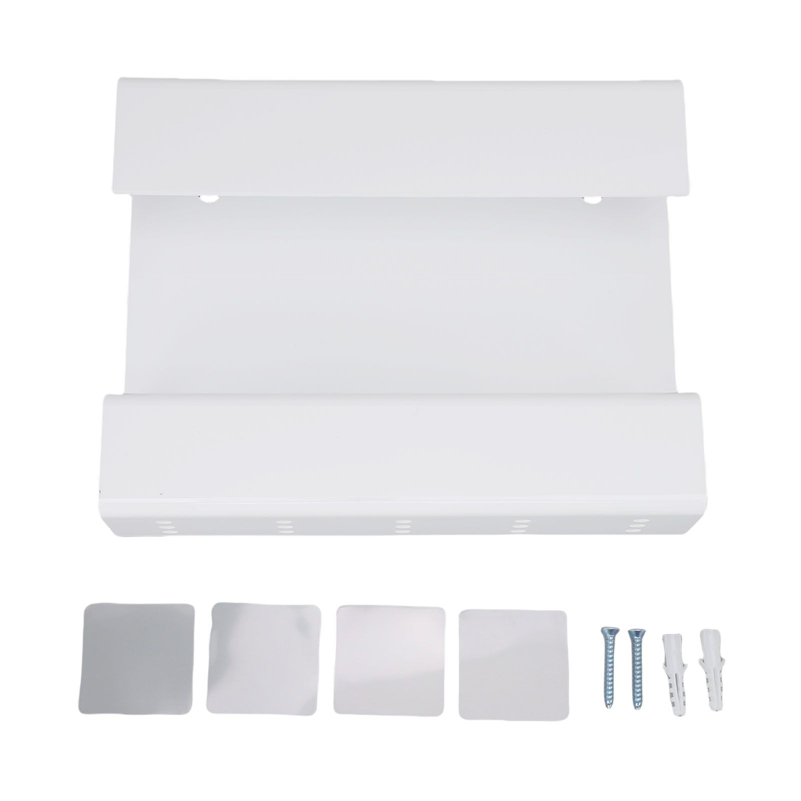 Wall Mount Straw Holder with Adhesive Bottom Drainage Acrylic Cabinet Door view 3