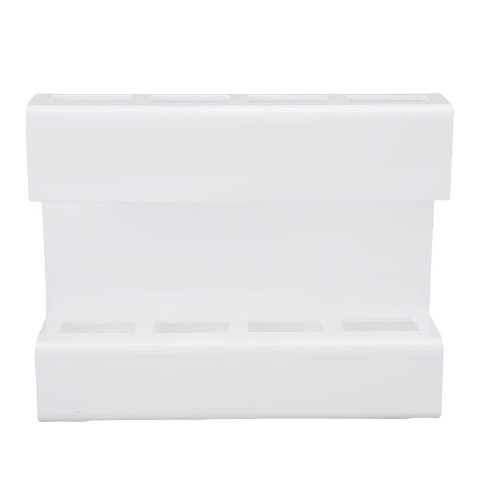 Wall Mount Straw Holder with Adhesive Bottom Drainage Acrylic Cabinet Door view 6