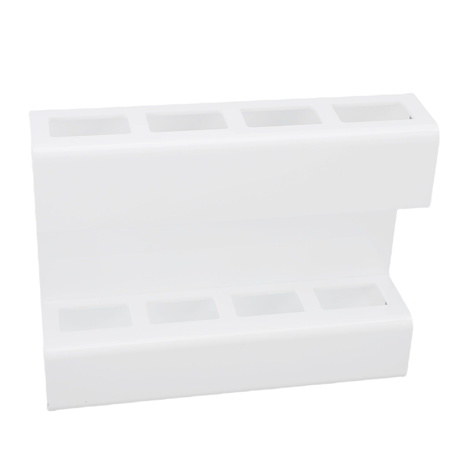 Wall Mount Straw Holder with Adhesive Bottom Drainage Acrylic Cabinet Door view 10