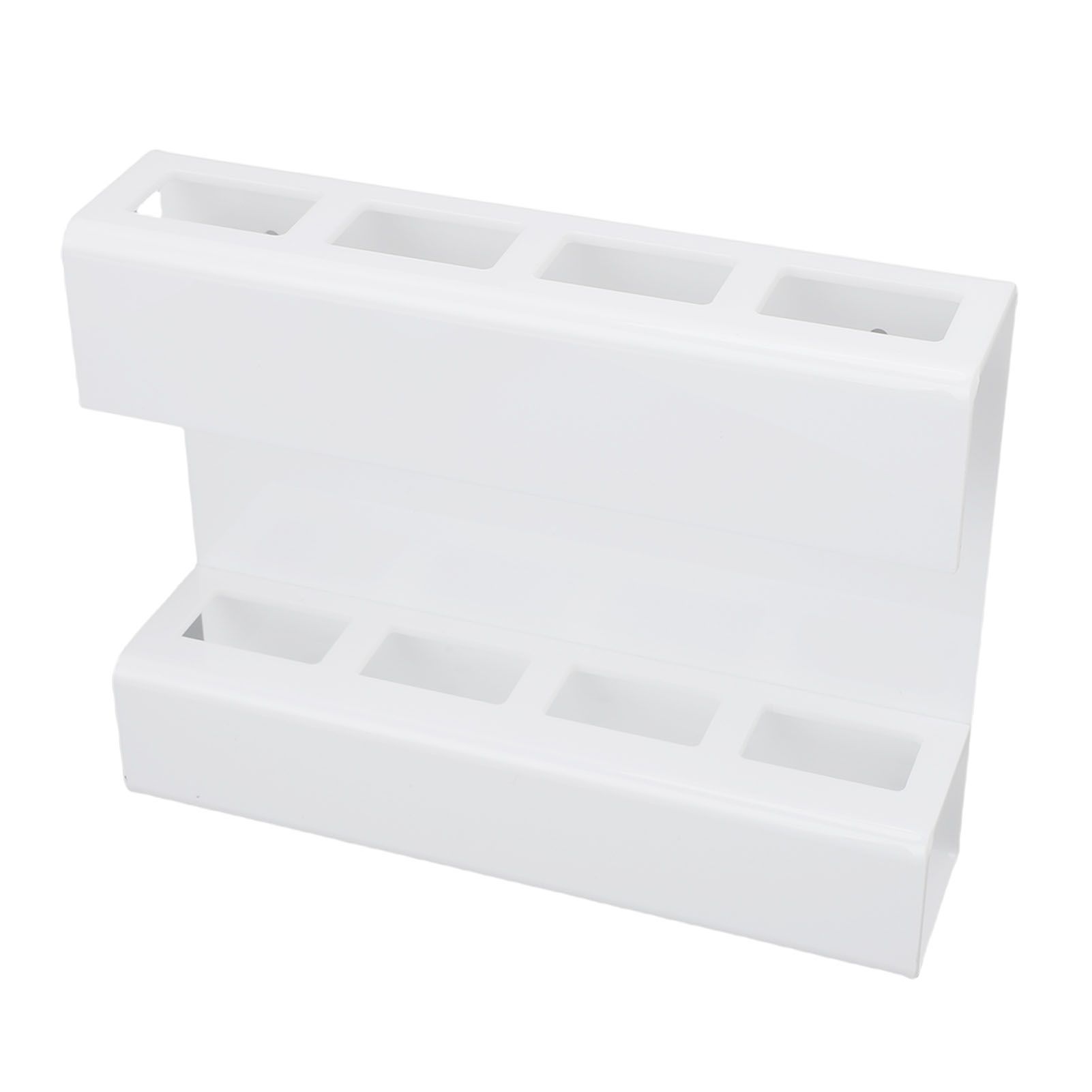 Wall Mount Straw Holder with Adhesive Bottom Drainage Acrylic Cabinet Door view 12
