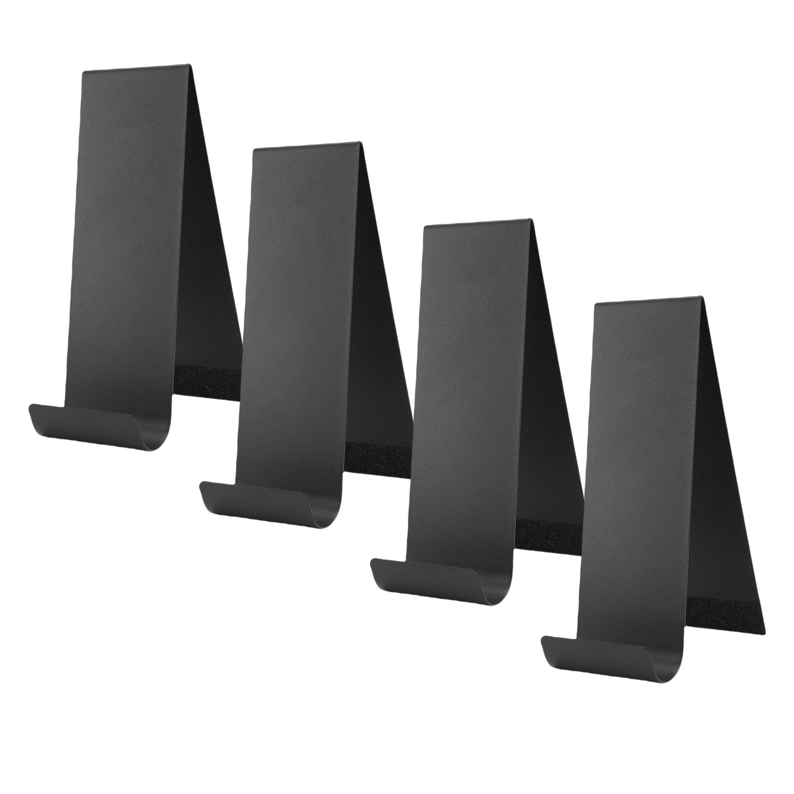4PCS Brochure Holder Black Vertical Metal Carbon Steel Brochure Display Stand