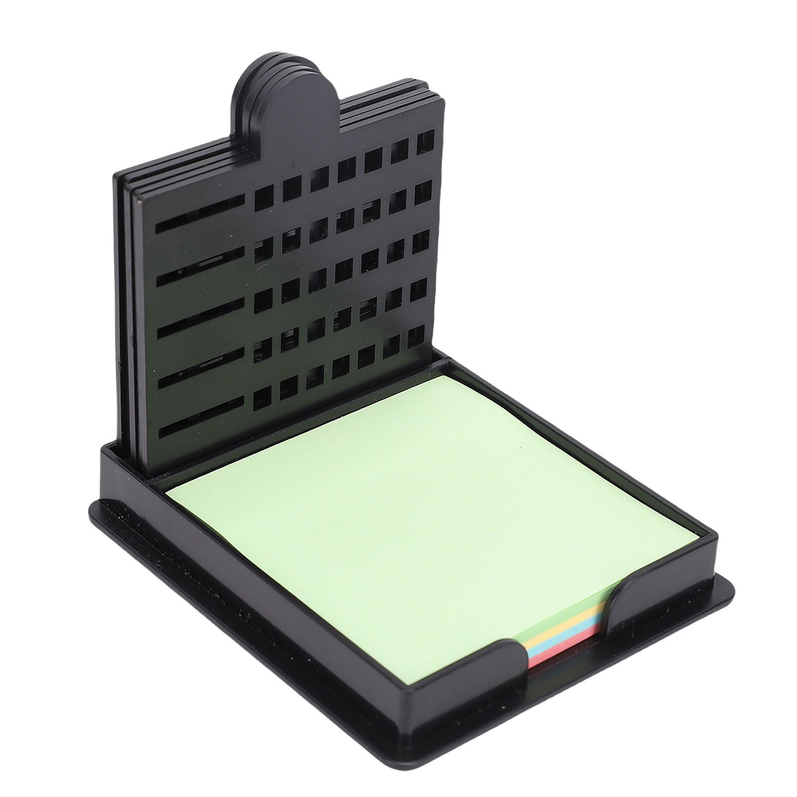Sticky Note Holder with 5 Stencil Sticky Note Memo Pad Holder for Desk Office