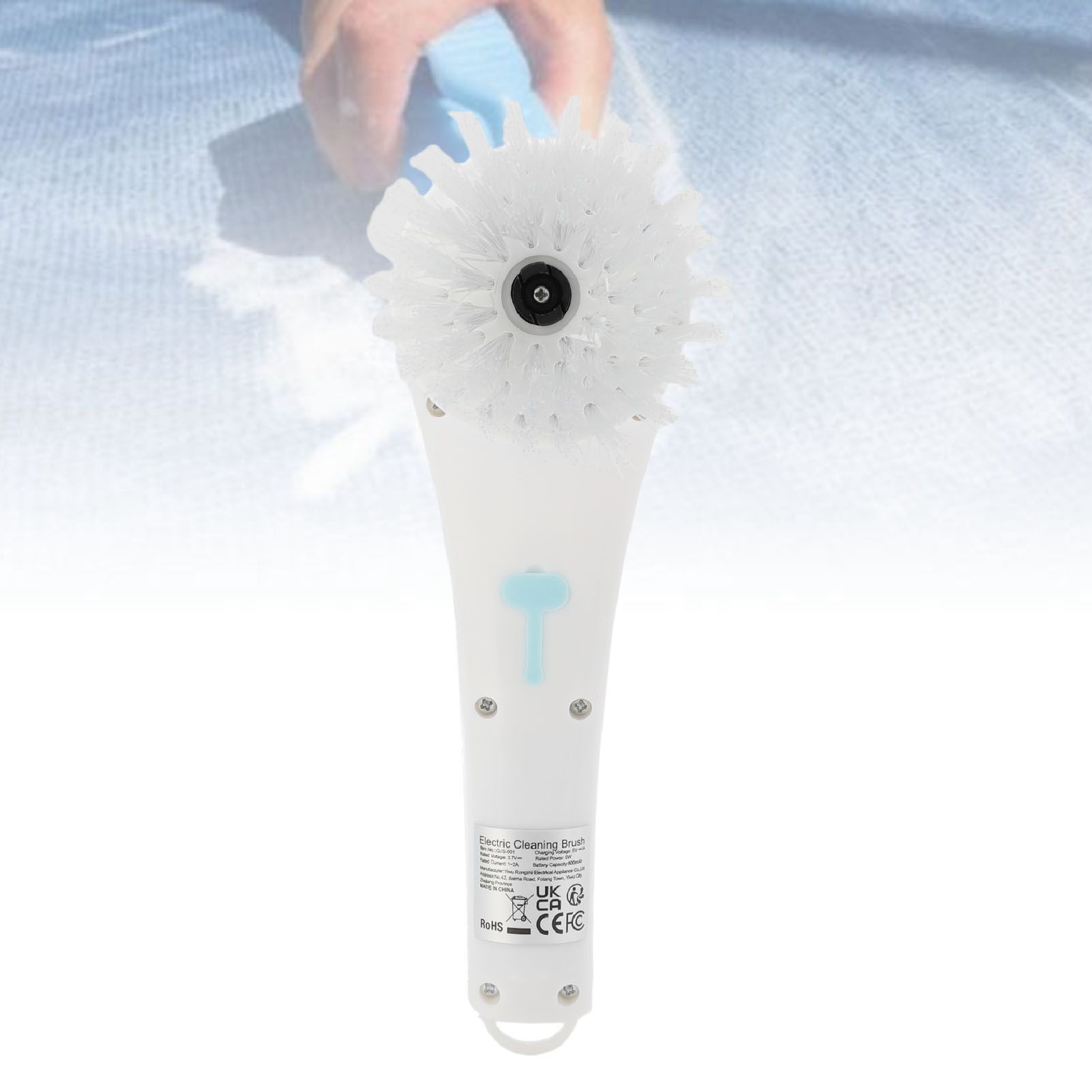 Electric Spin Scrubber Cordless Cleaning Brush Scrubber with 5 Brush Heads for view 12
