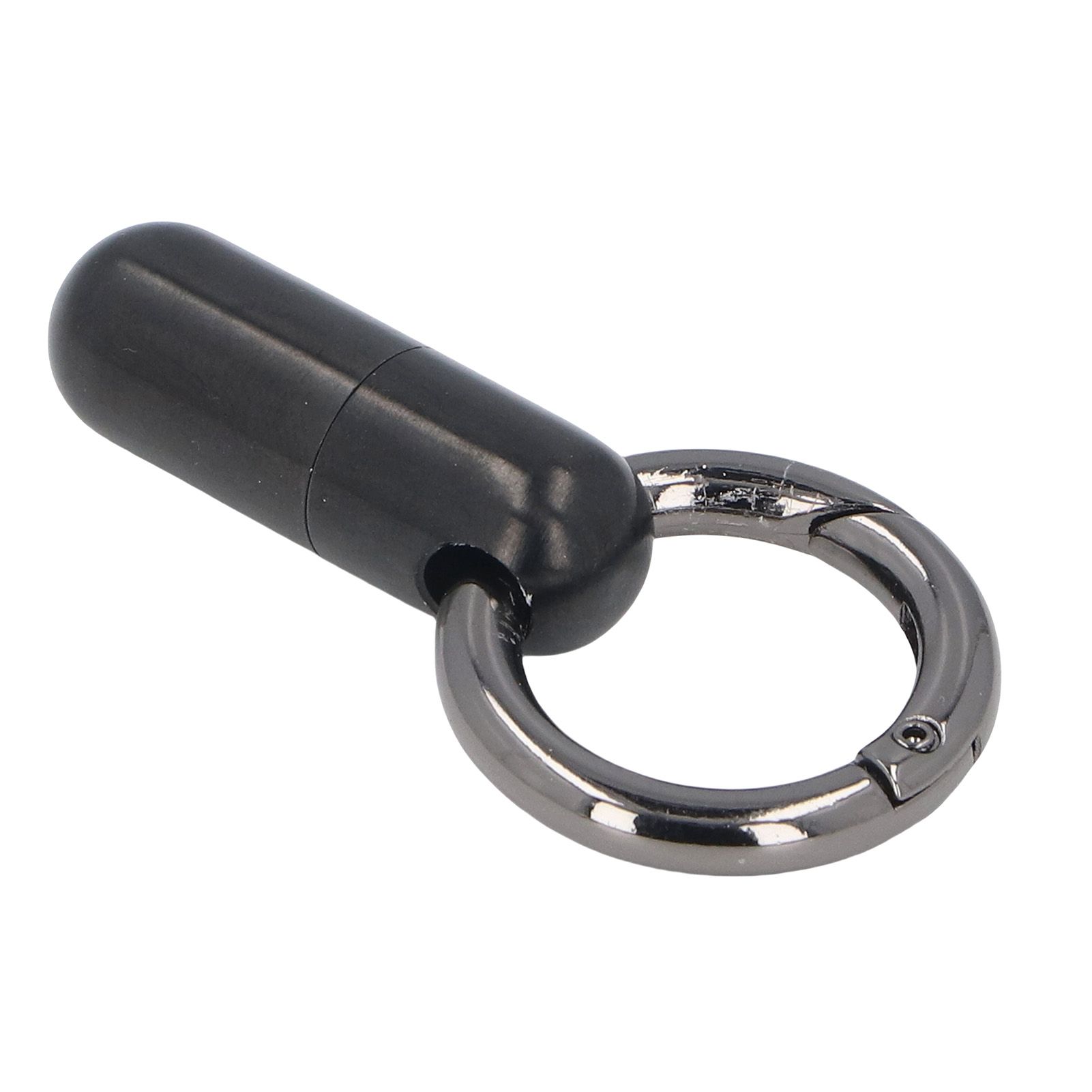 2PCS Portable Capsules Case Stainless Steel Airtight Keychain Capsule view 9