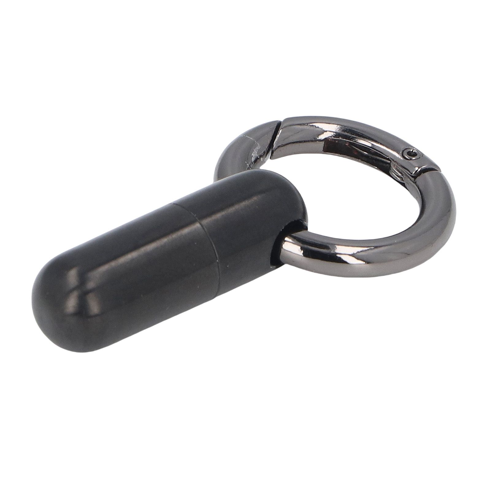 2PCS Portable Capsules Case Stainless Steel Airtight Keychain Capsule view 11