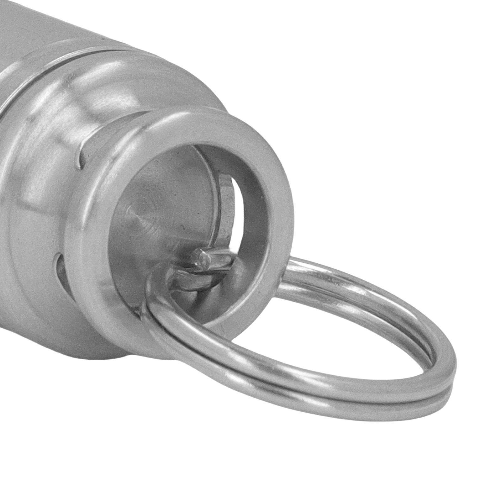 Small Portable Keychain Medication Container Organizer Airtight Stainless view 5