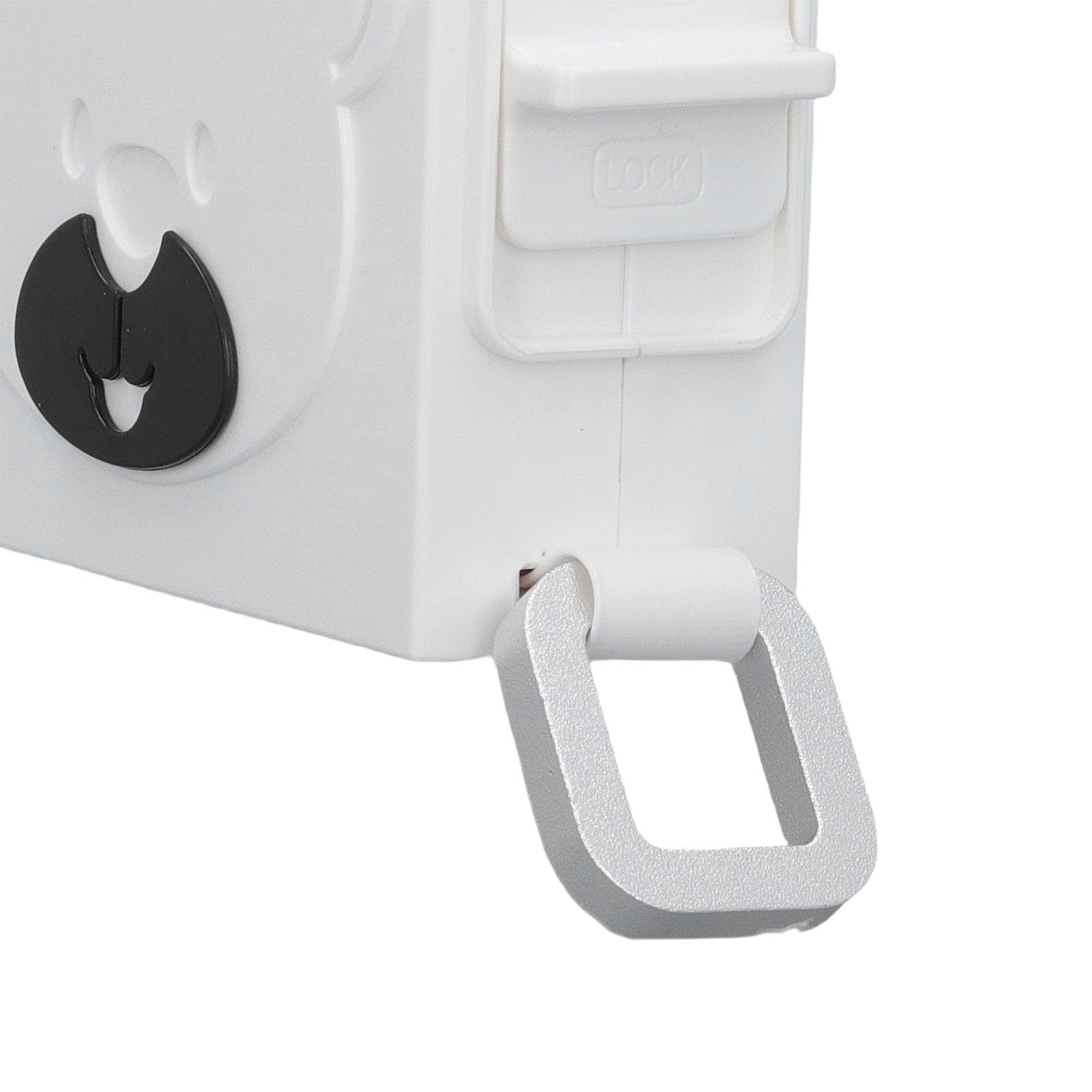 Retractable Clothesline Indoor 13.8FT 180 Degree Rotating Wall Mounted Clothes view 5