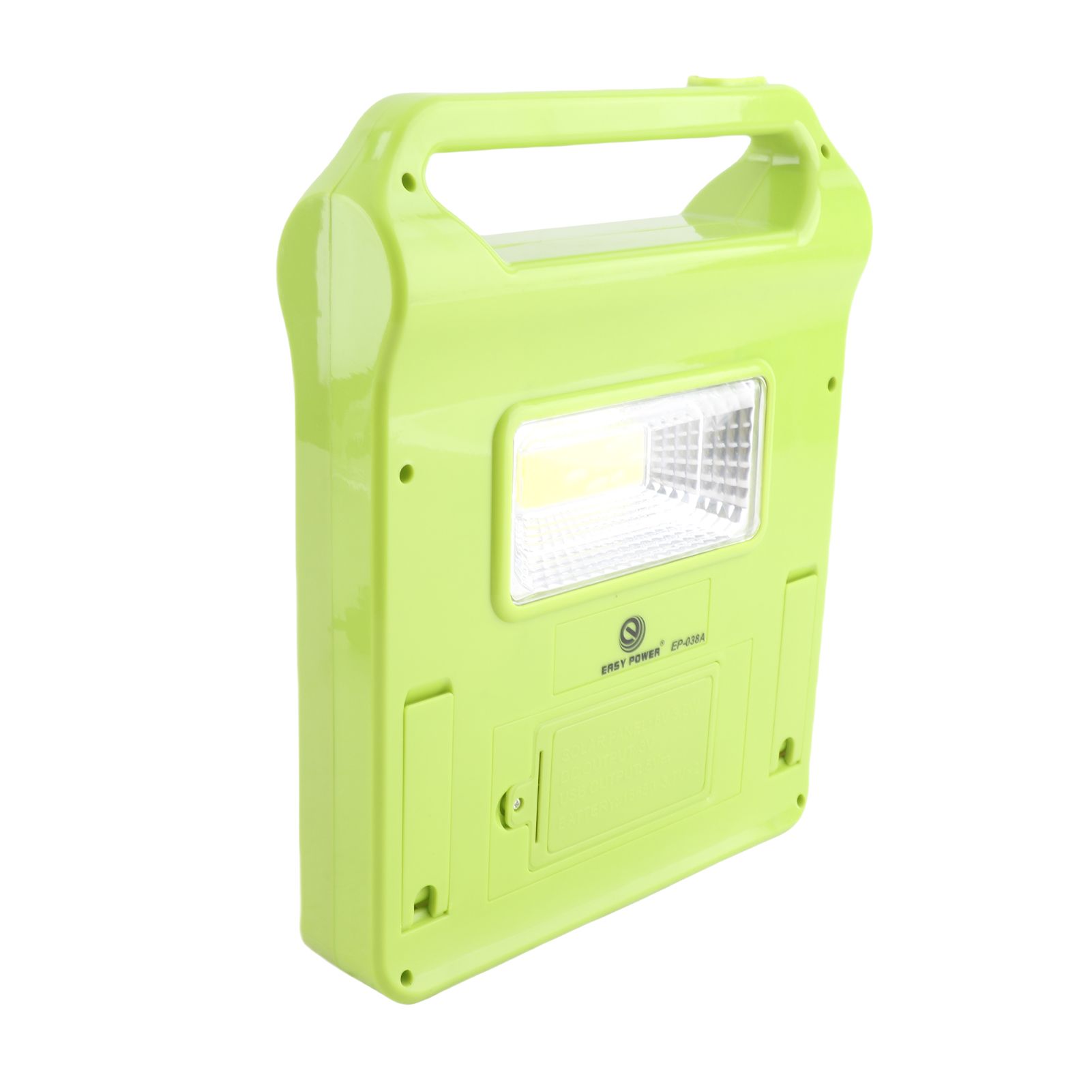 Portable Solar Camping Lantern LED Light Rechargeable 1200mAh Battery Green view 4
