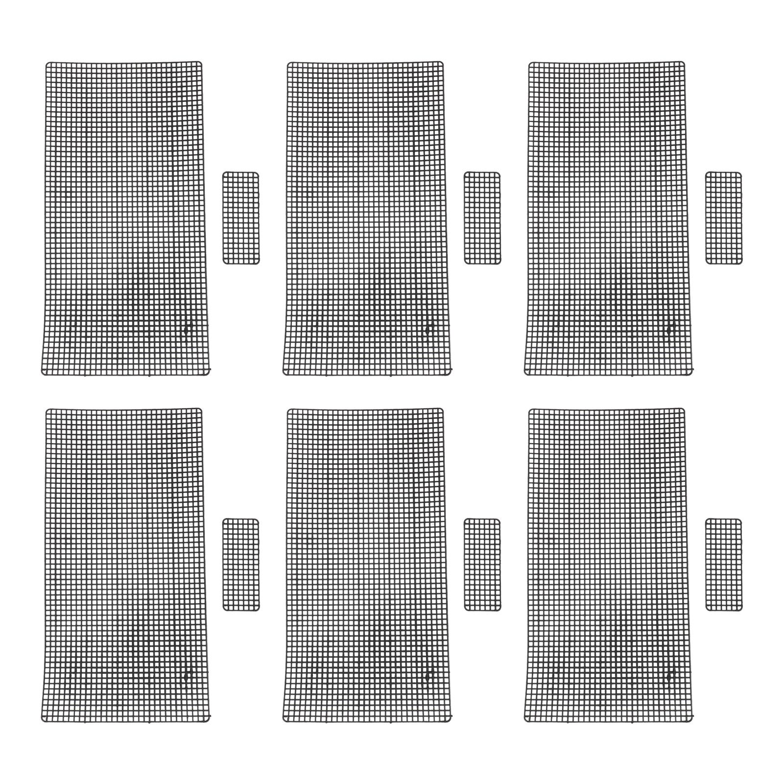 20pcs Plastic Mesh Canvas Sheets for Embroidery Crafting Crochet Purse Making