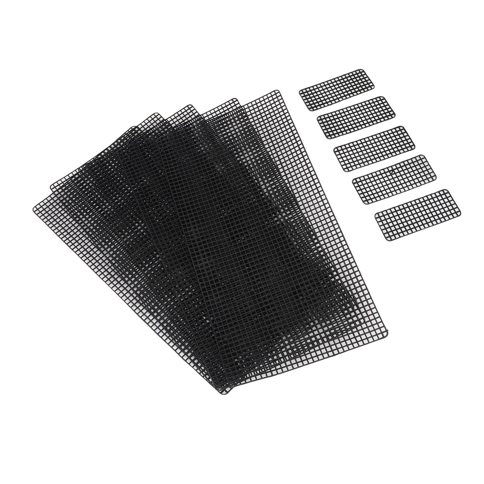 20pcs Plastic Mesh Canvas Sheets for Embroidery Crafting Crochet Purse Making view 8