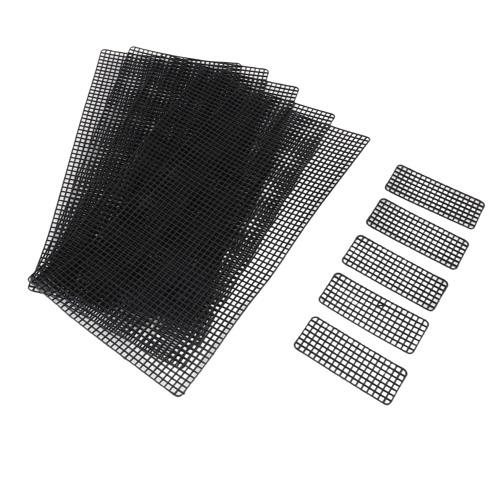 20pcs Plastic Mesh Canvas Sheets for Embroidery Crafting Crochet Purse Making view 10