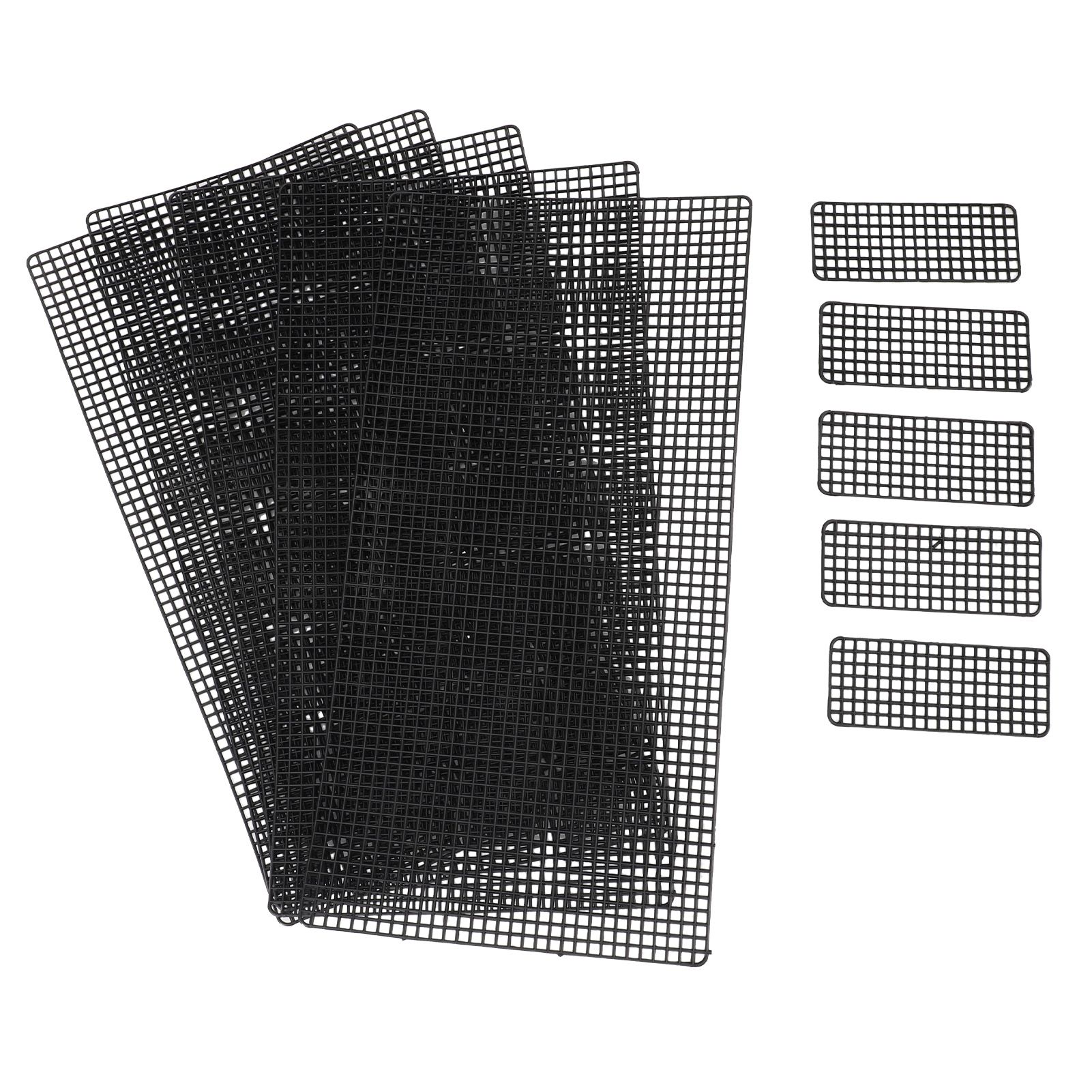 20pcs Plastic Mesh Canvas Sheets for Embroidery Crafting Crochet Purse Making view 11
