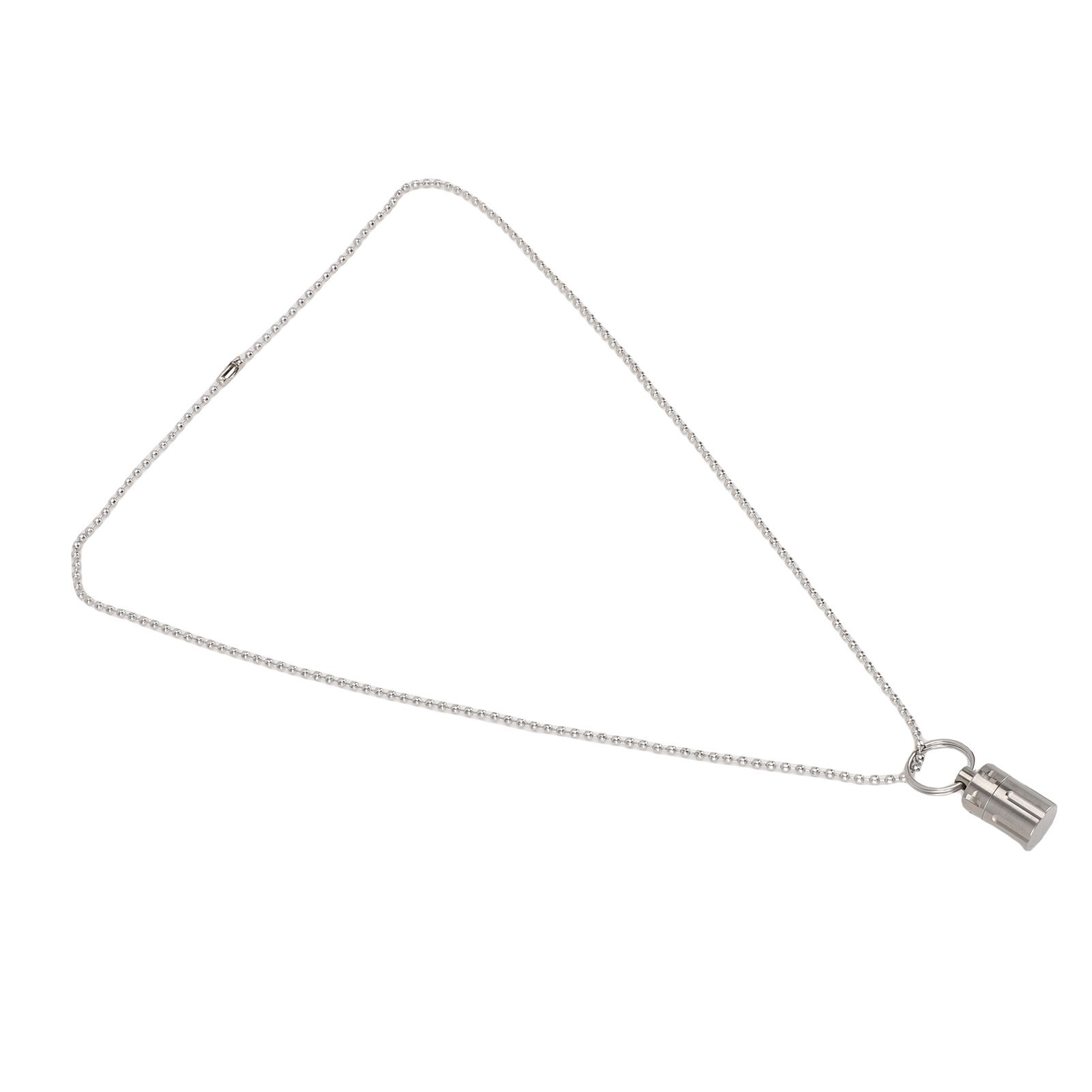 Mini Container Ti Alloy Metal Portable Powder Holder Small Case Keyring for view 6