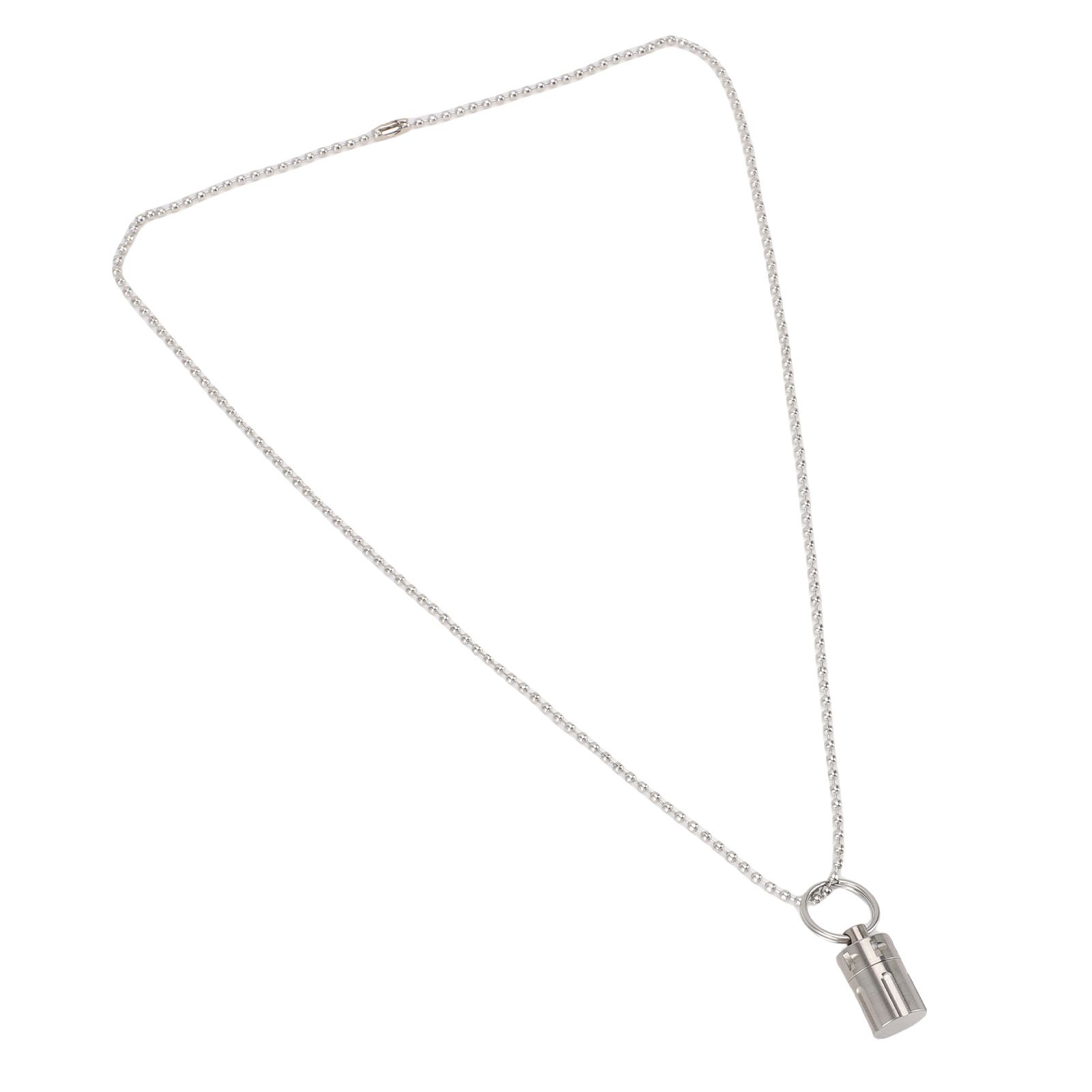 Mini Container Ti Alloy Metal Portable Powder Holder Small Case Keyring for view 8