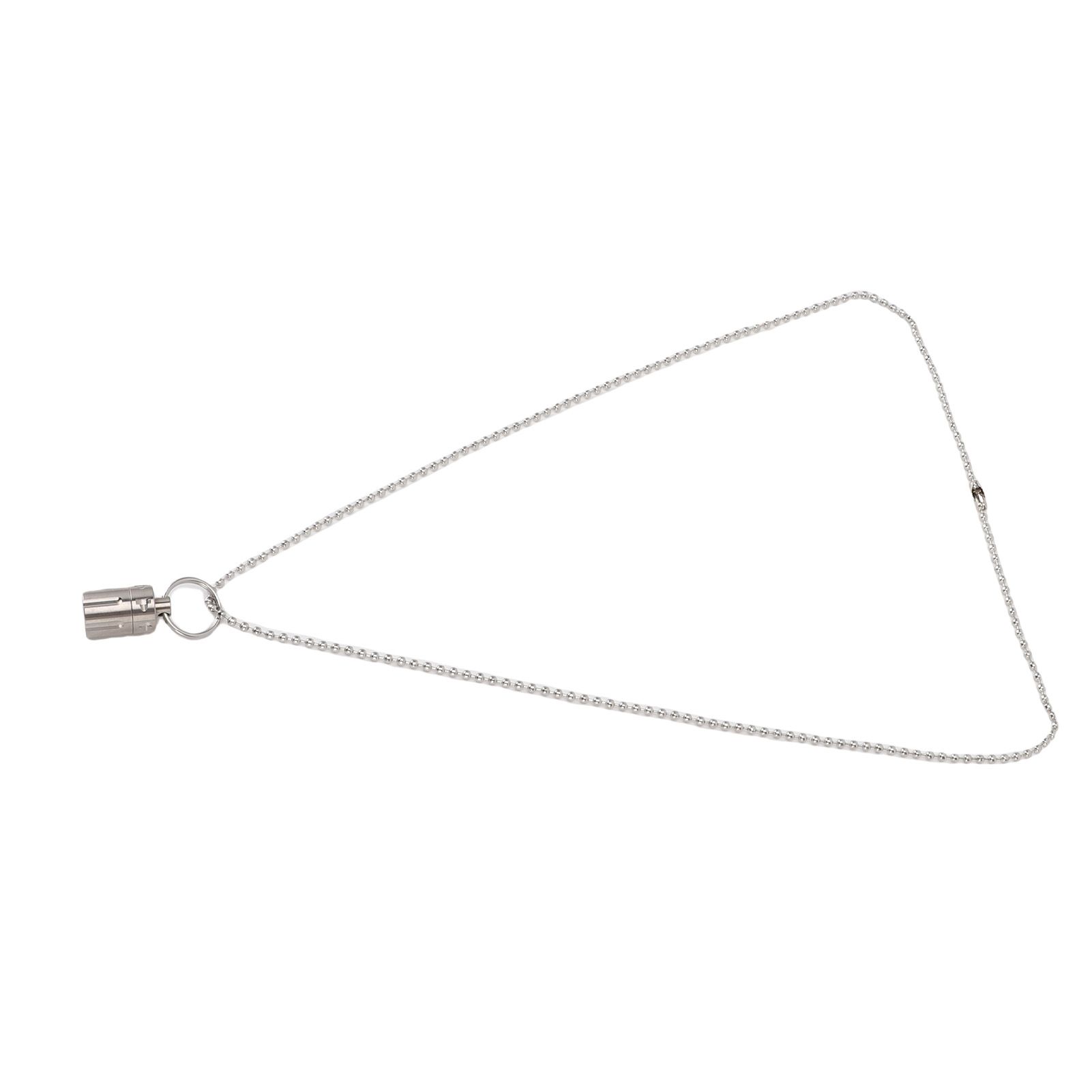 Mini Container Ti Alloy Metal Portable Powder Holder Small Case Keyring for view 9