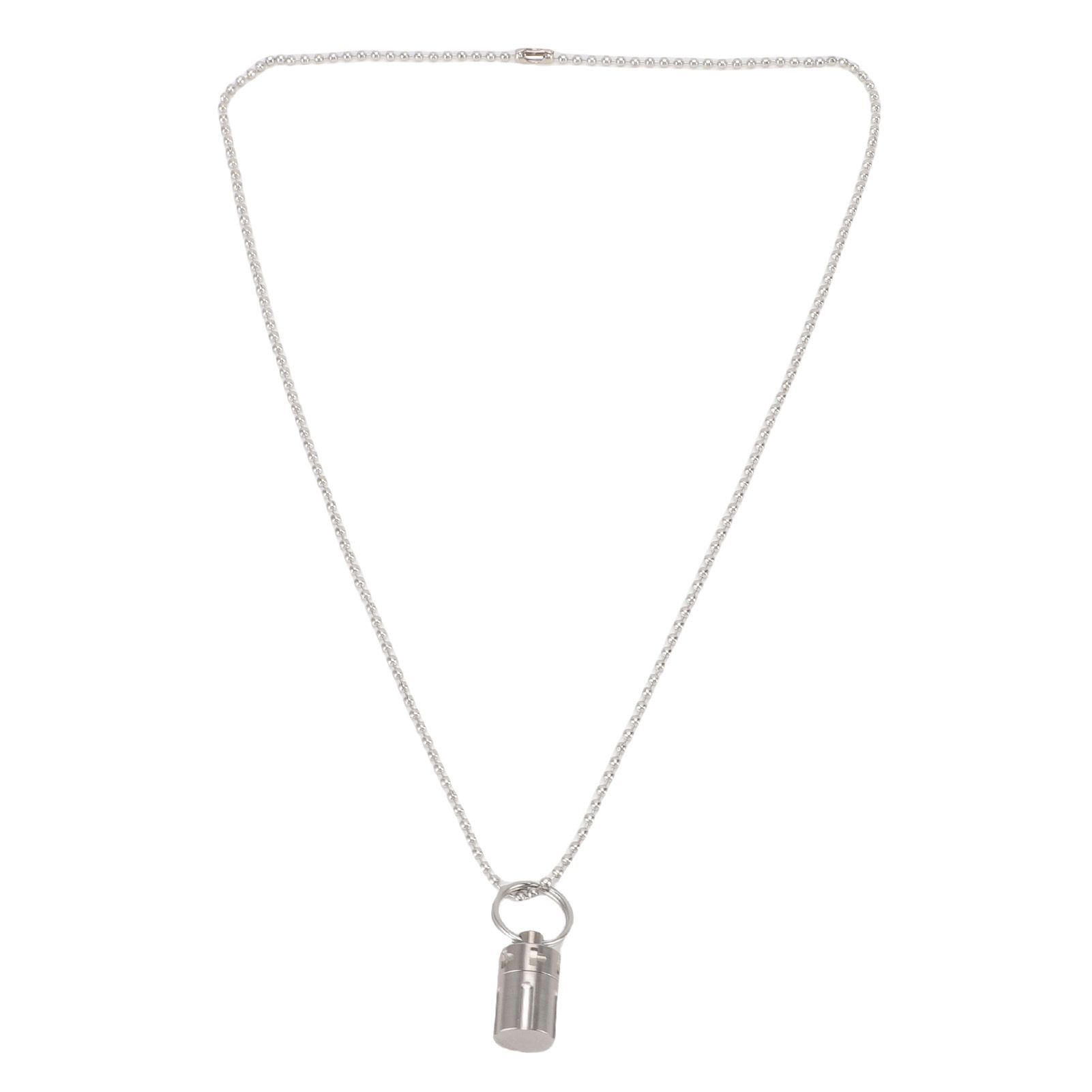 Mini Container Ti Alloy Metal Portable Powder Holder Small Case Keyring for view 12