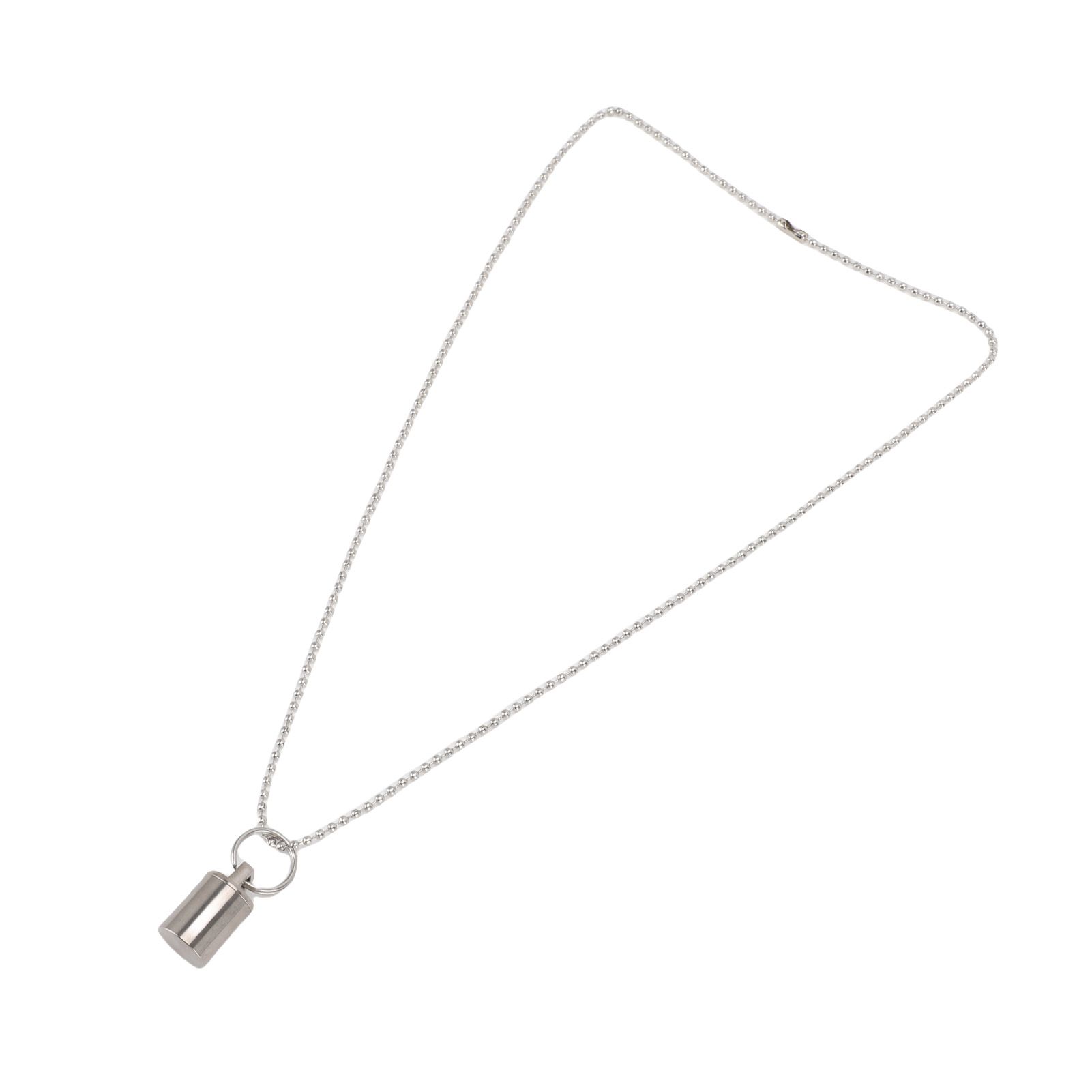 Mini Container Ti Alloy Metal Portable Powder Holder Small Case Keyring for view 4
