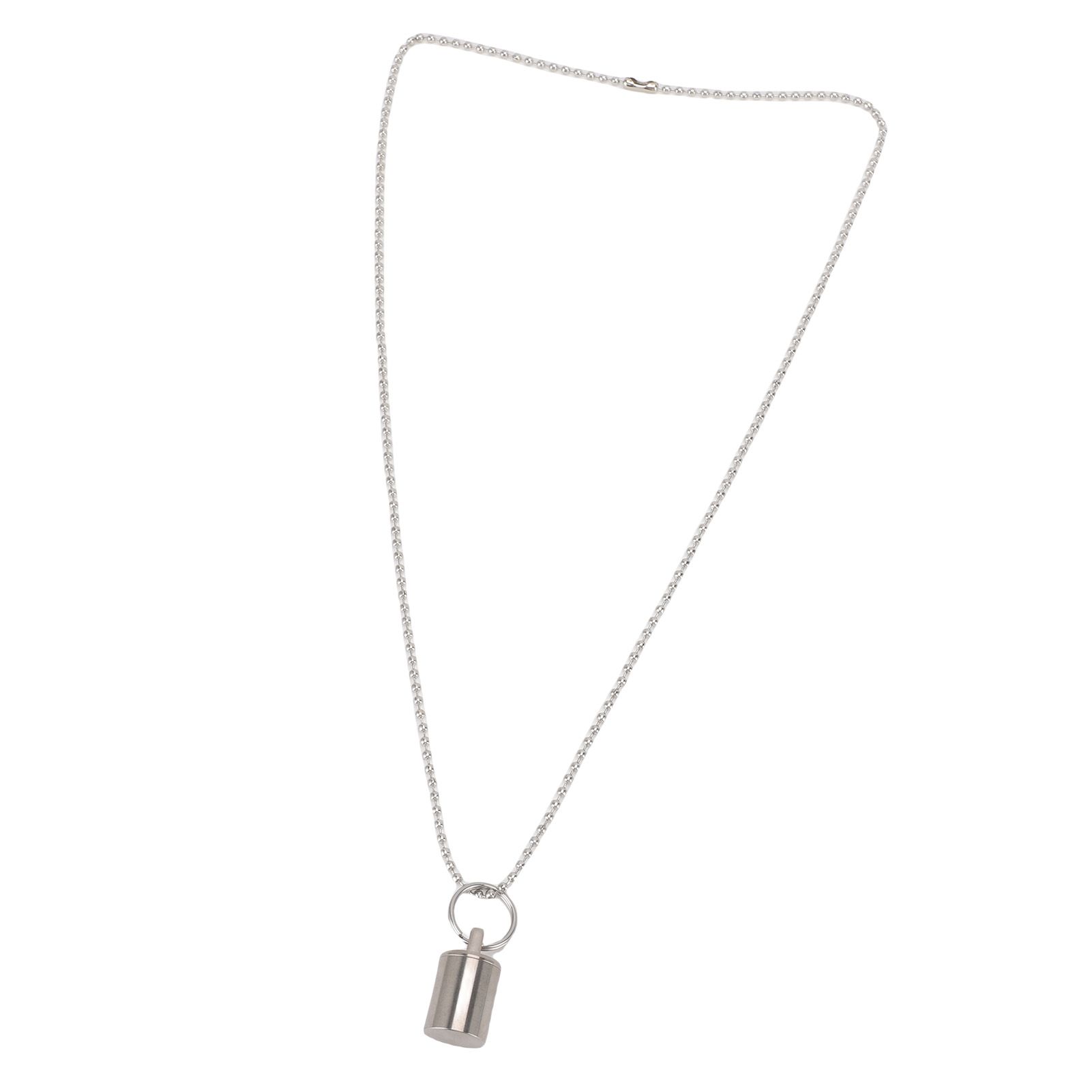 Mini Container Ti Alloy Metal Portable Powder Holder Small Case Keyring for view 12