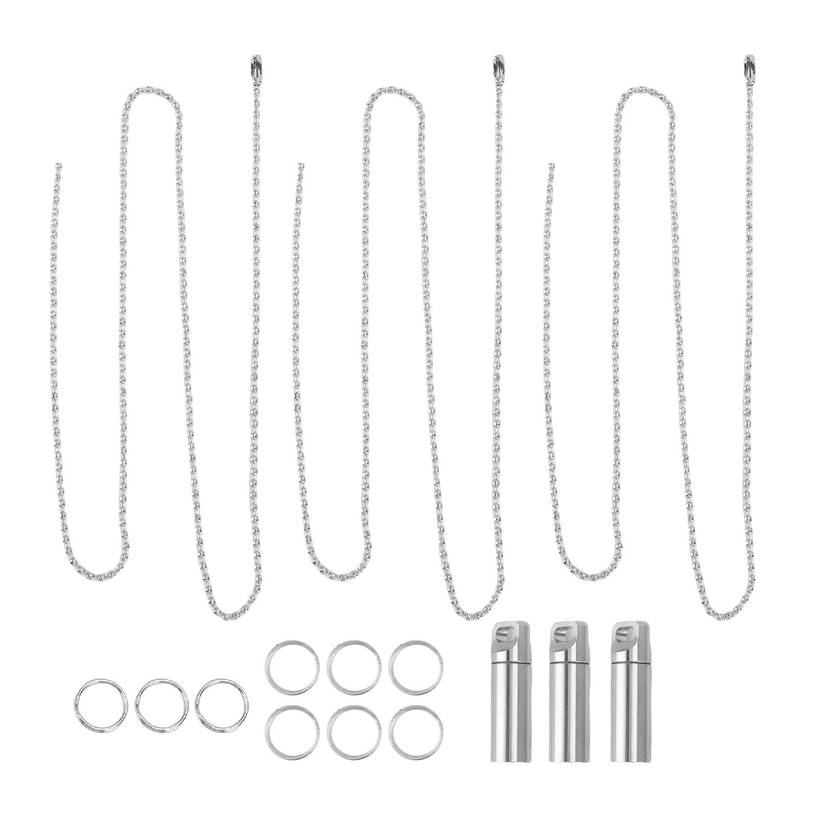 Small Capsule Holder Watertight Airtight Stainless Steel Portable Capsule Case view 3