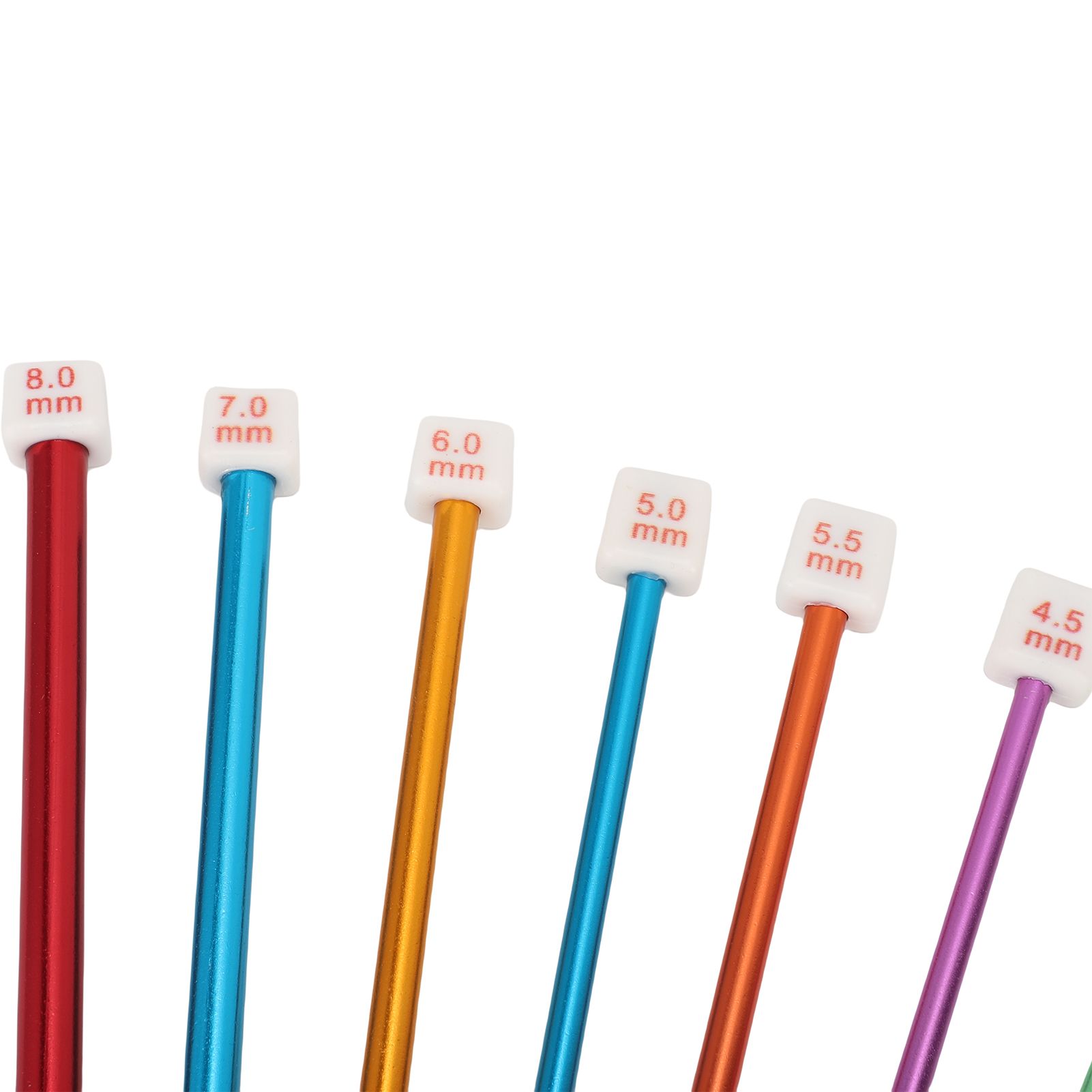 Crochet Hooks Set 2 to 8mm Aluminum Crochet Hooks 3 to 10mm Cable Knitting view 7